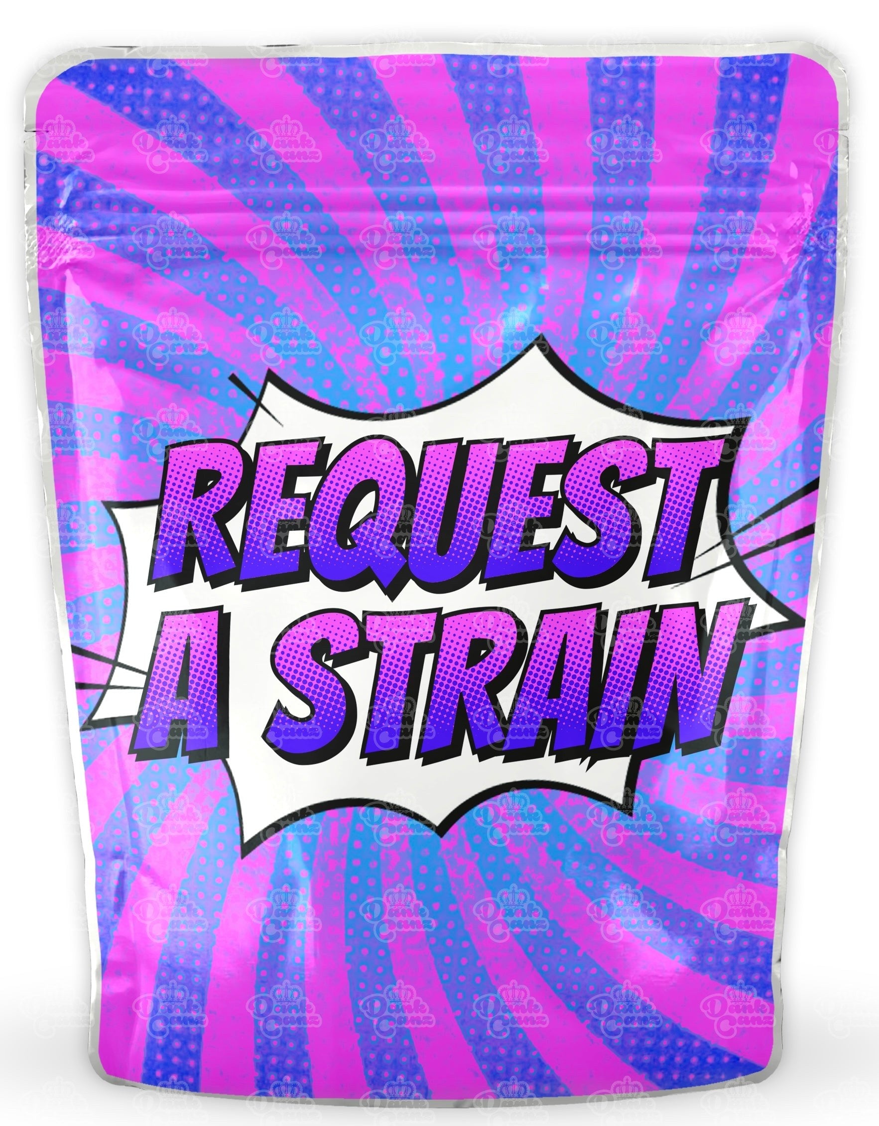Request A Strain Mylar Bags - DC Packaging Custom Cannabis Packaging