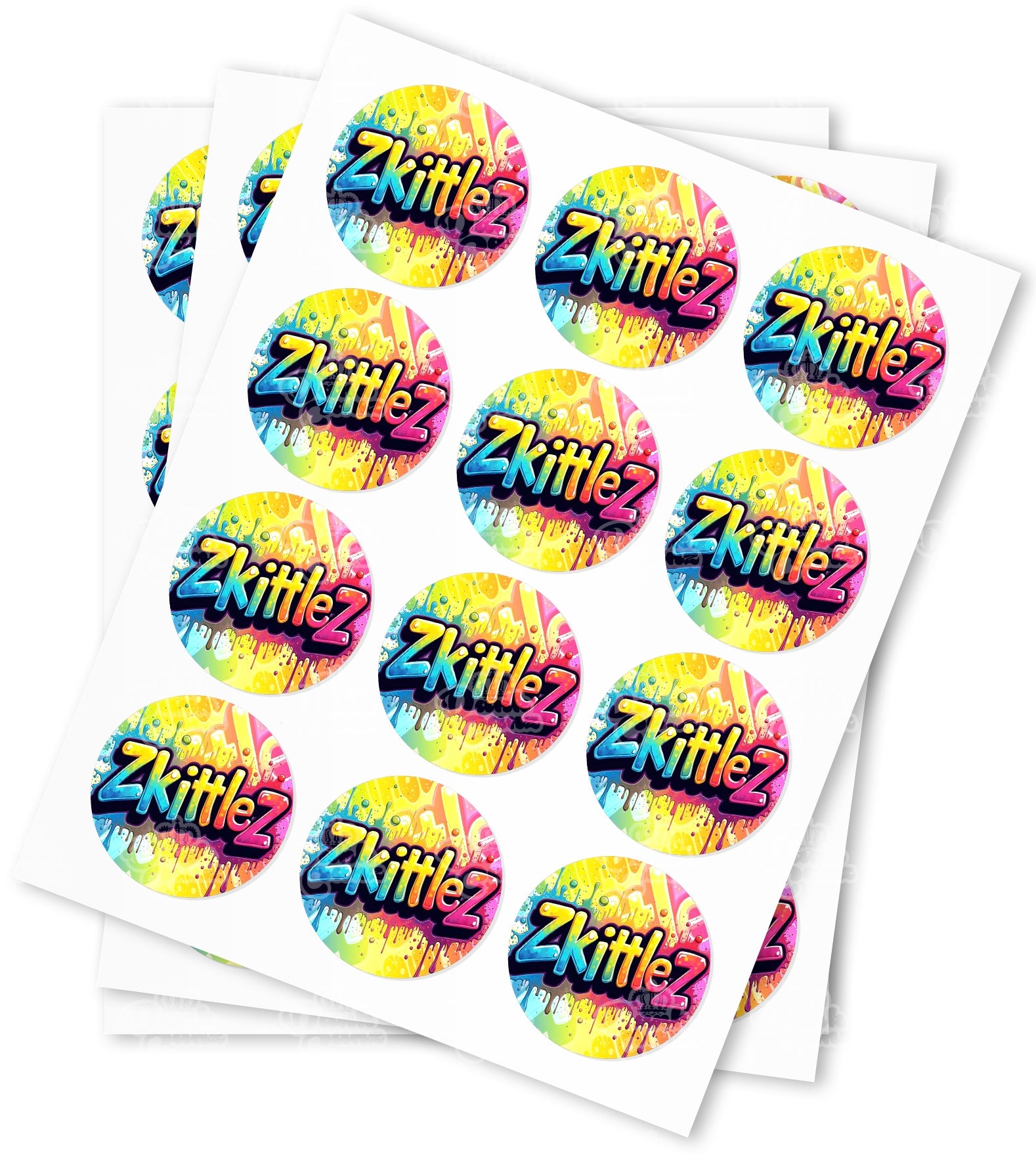 Zkittlez Strain Stickers - DC Packaging Custom Cannabis Packaging