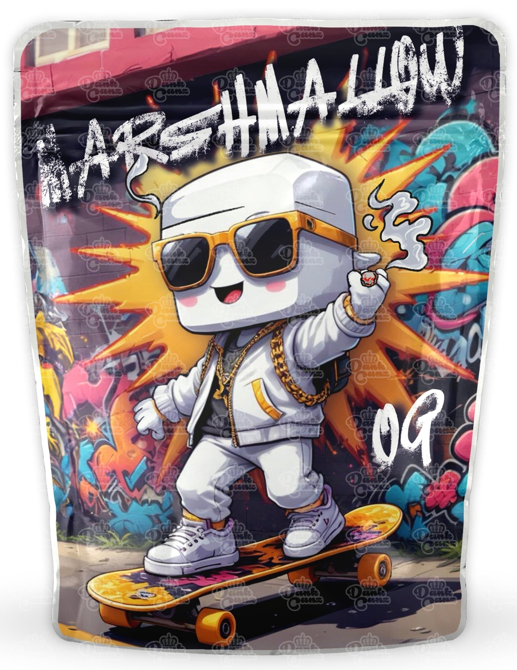 Marshmallow OG Mylar Bags - DC Packaging Custom Cannabis Packaging