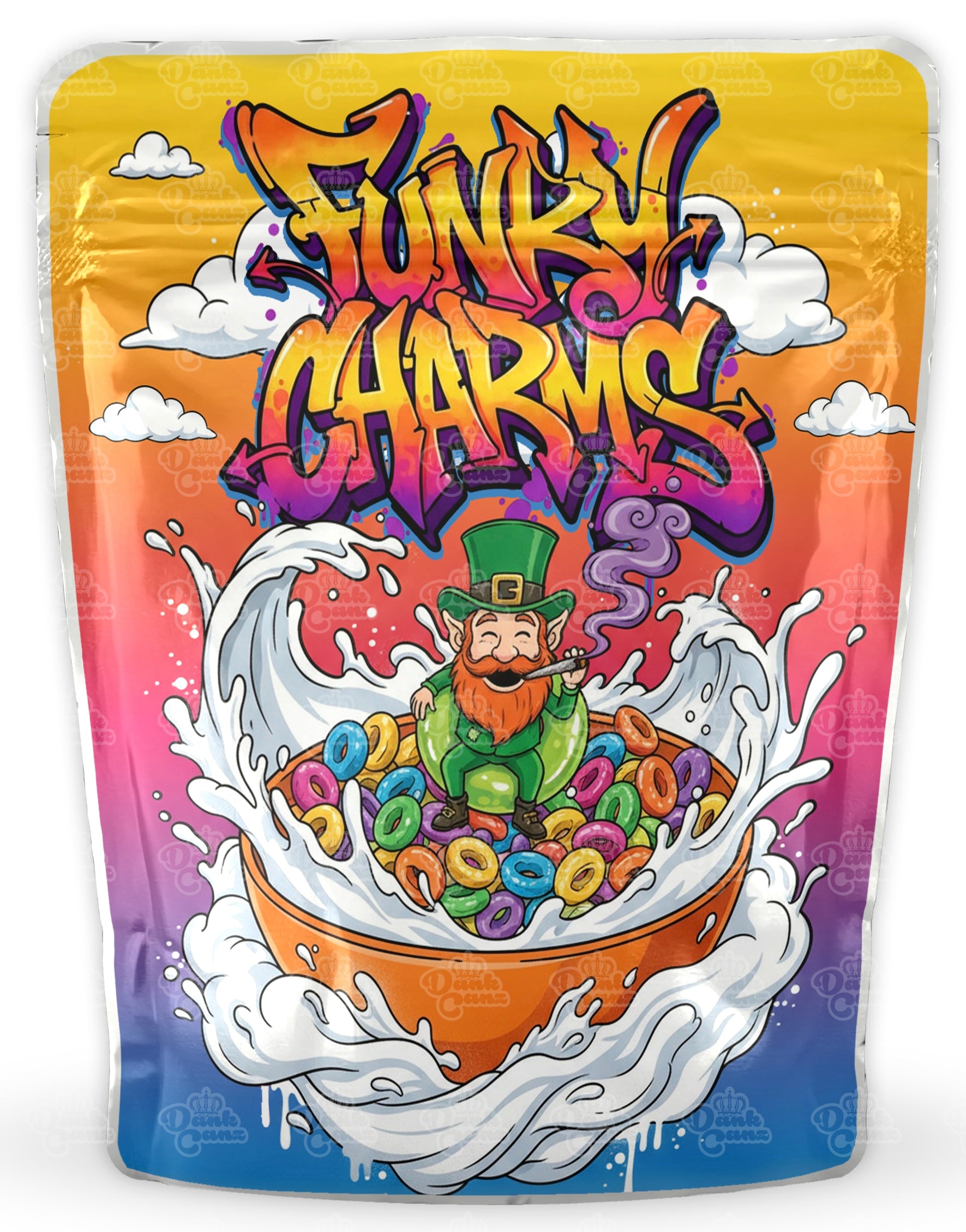 Funky Charms Mylar Bags - DC Packaging Custom Cannabis Packaging