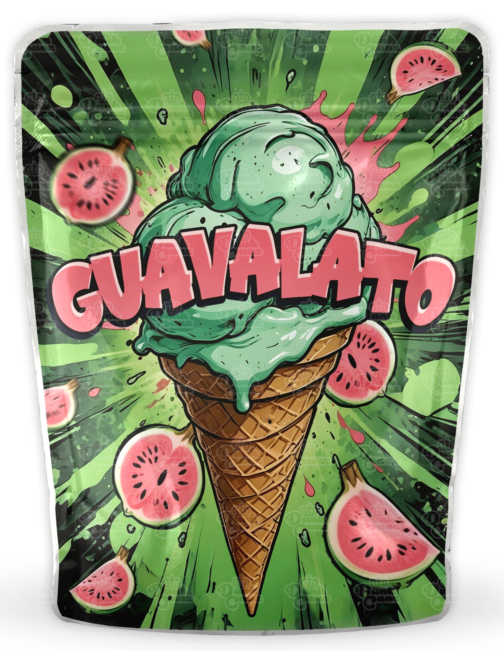 Guavalato Mylar Bags - DC Packaging Custom Cannabis Packaging