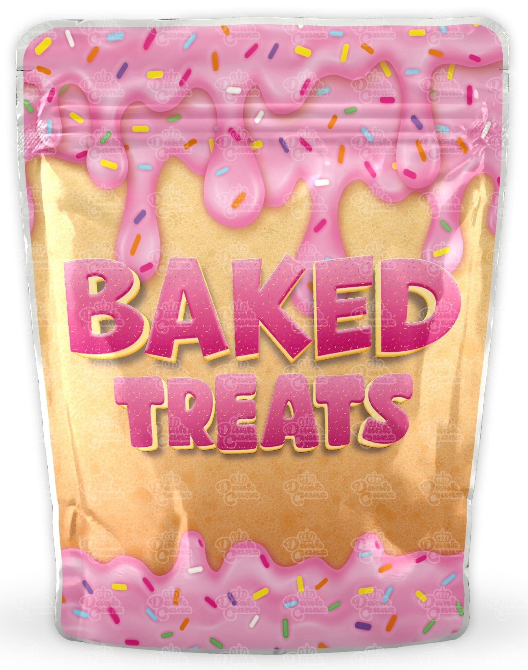 Baked Treats Mylar Bags - DC Packaging Custom Cannabis Packaging