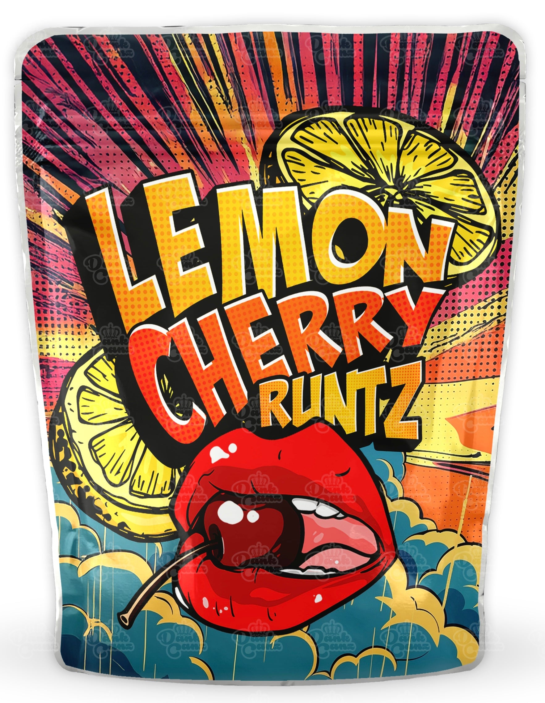 Lemon Cherry Runtz Mylar Bags - DC Packaging Custom Cannabis Packaging