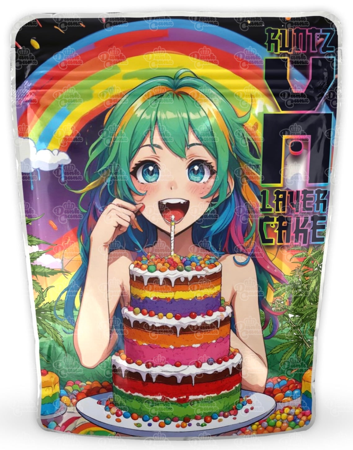 Runtz x Layer Cake Mylar Bags - DC Packaging Custom Cannabis Packaging