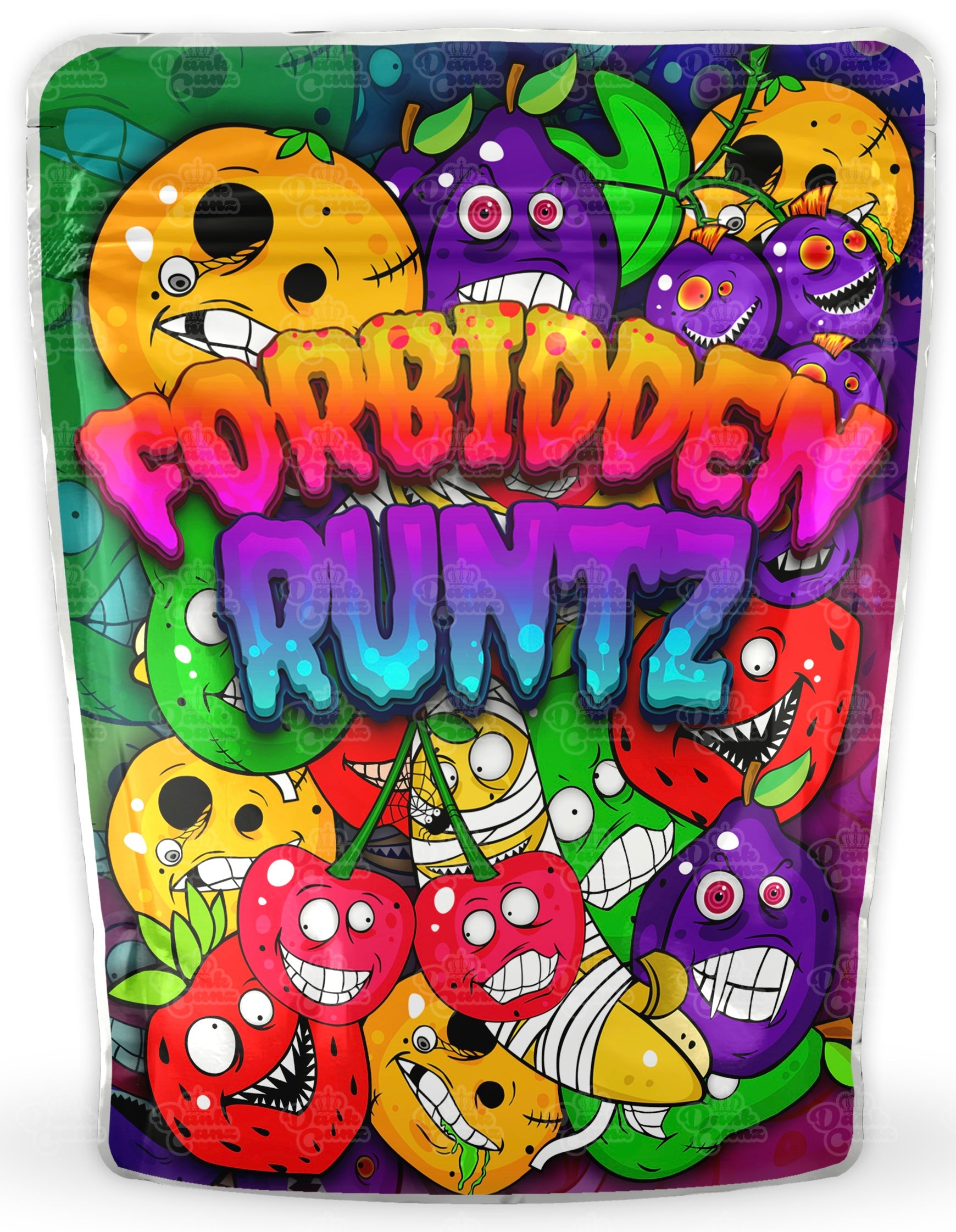 Forbidden Runtz Mylar Bags - DC Packaging Custom Cannabis Packaging
