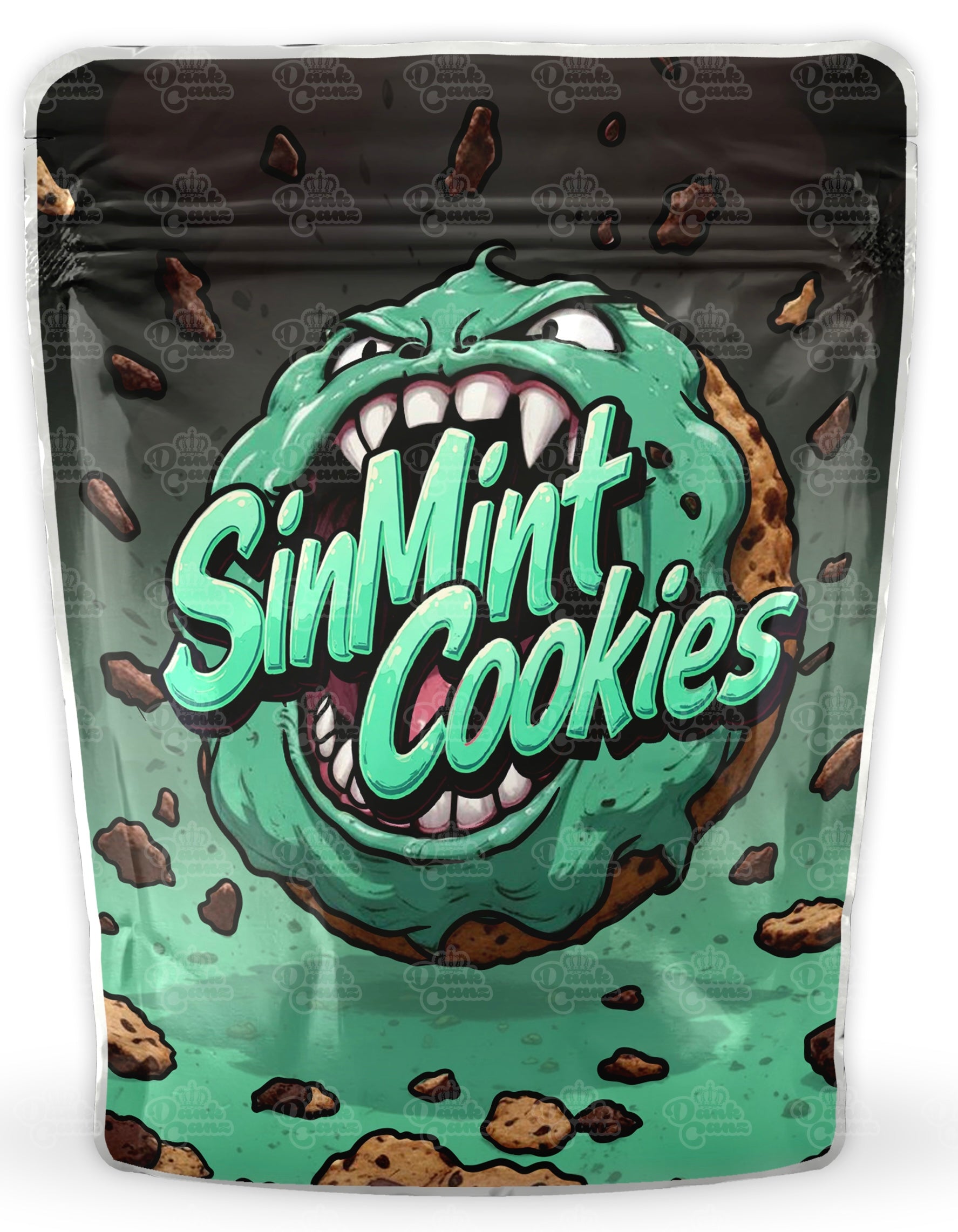 Sin Mint Cookies Mylar Bags - DC Packaging Custom Cannabis Packaging