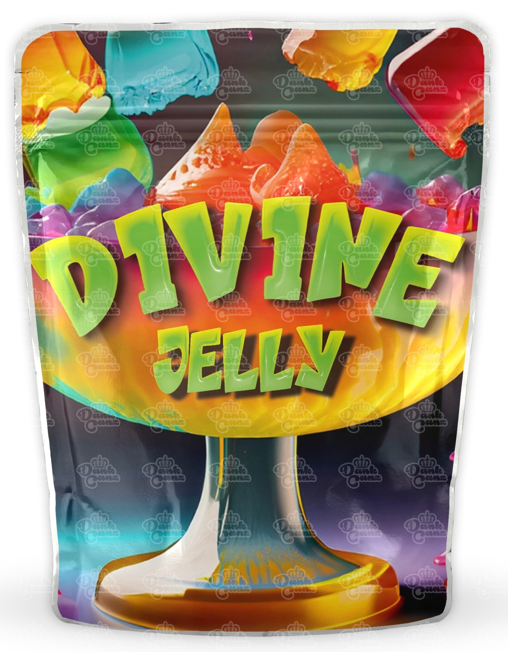 Divine Jelly Mylar Bags - DC Packaging Custom Cannabis Packaging