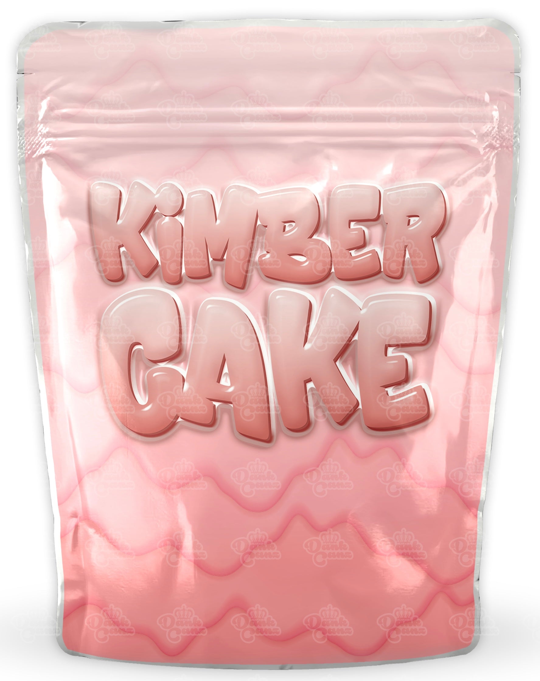 Kimber Cake Mylar Bags - DC Packaging Custom Cannabis Packaging