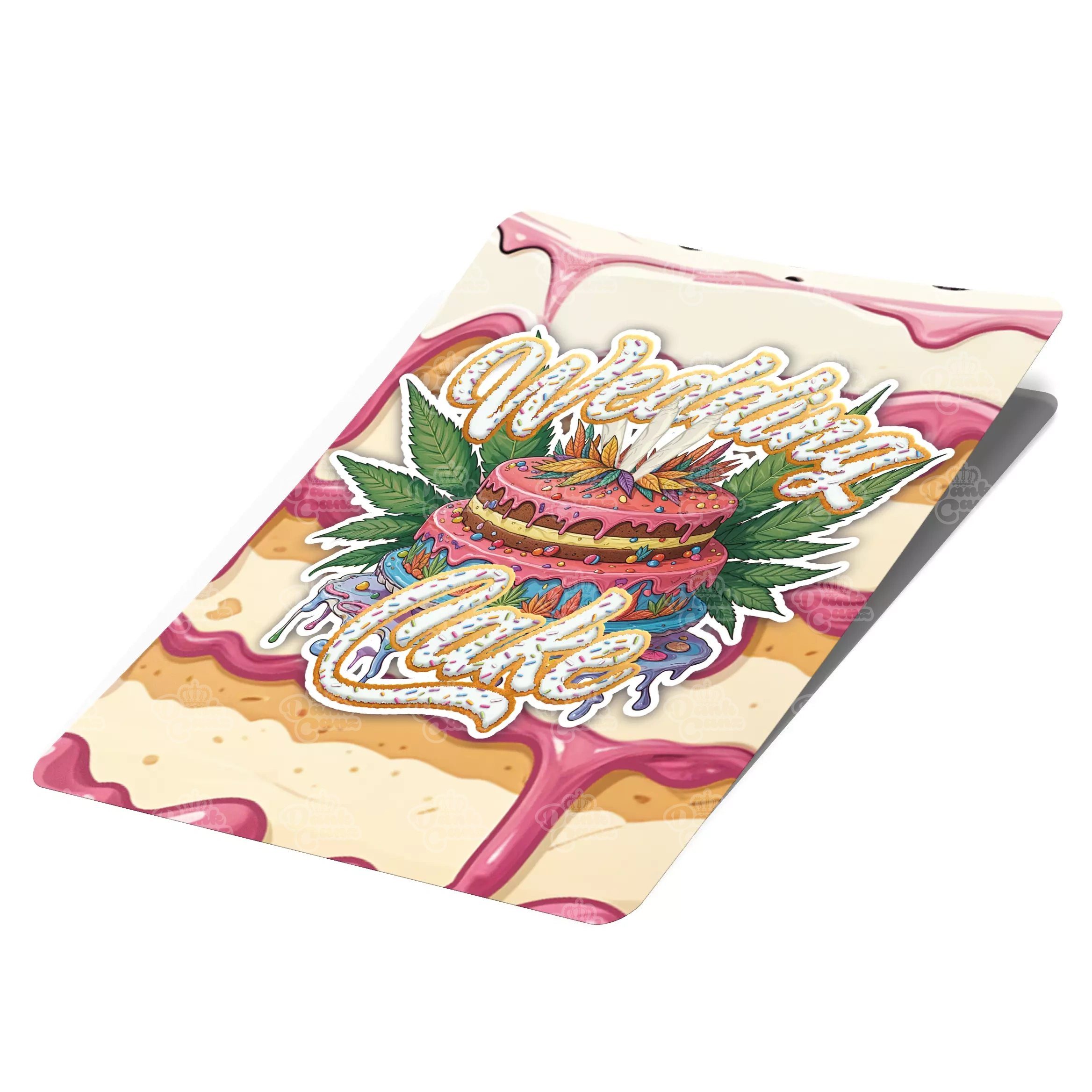 Wedding Cake Mylar Bag Labels - Labels only - DC Packaging Custom Cannabis Packaging