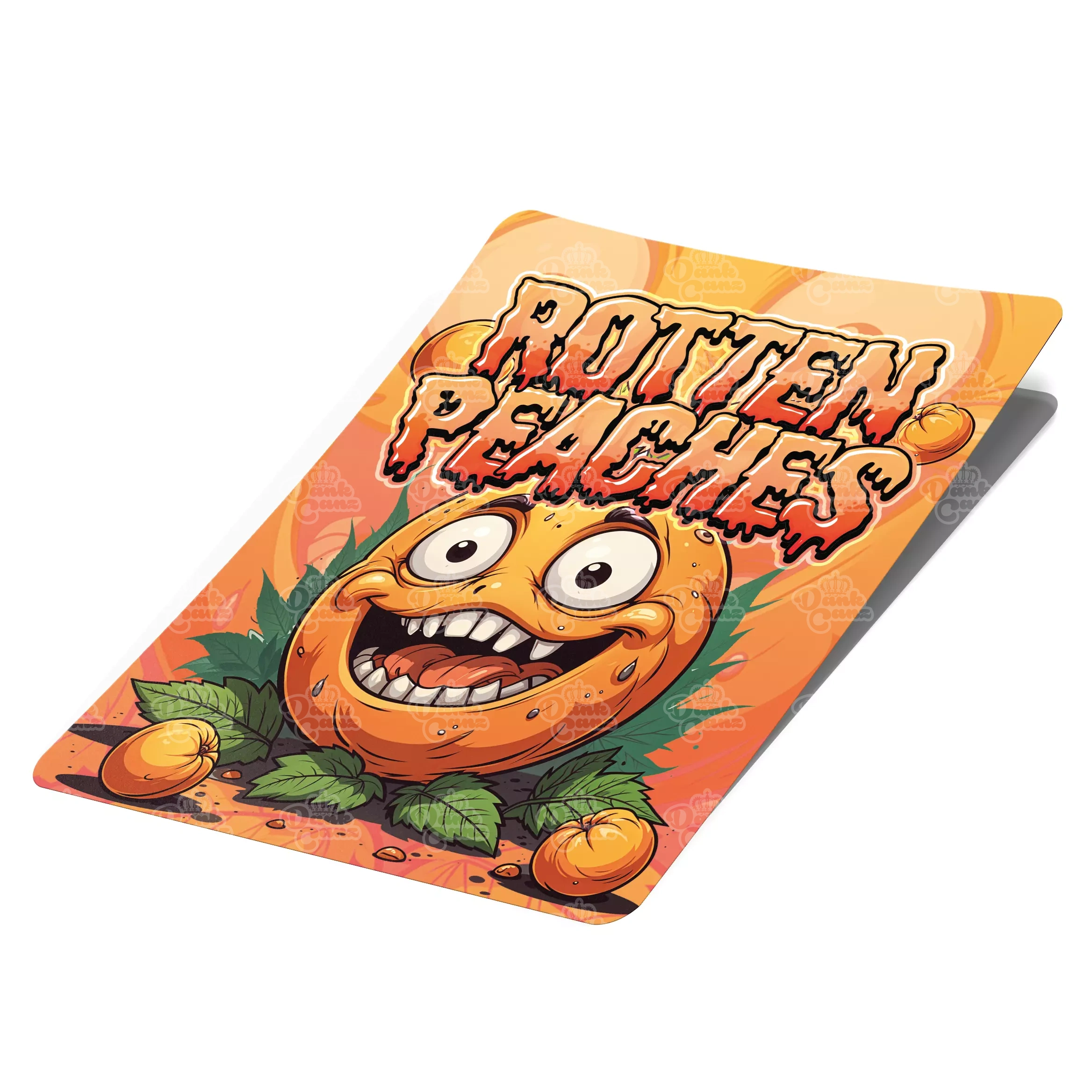 Rotten Peaches Mylar Bag Labels - Labels only - DC Packaging Custom Cannabis Packaging