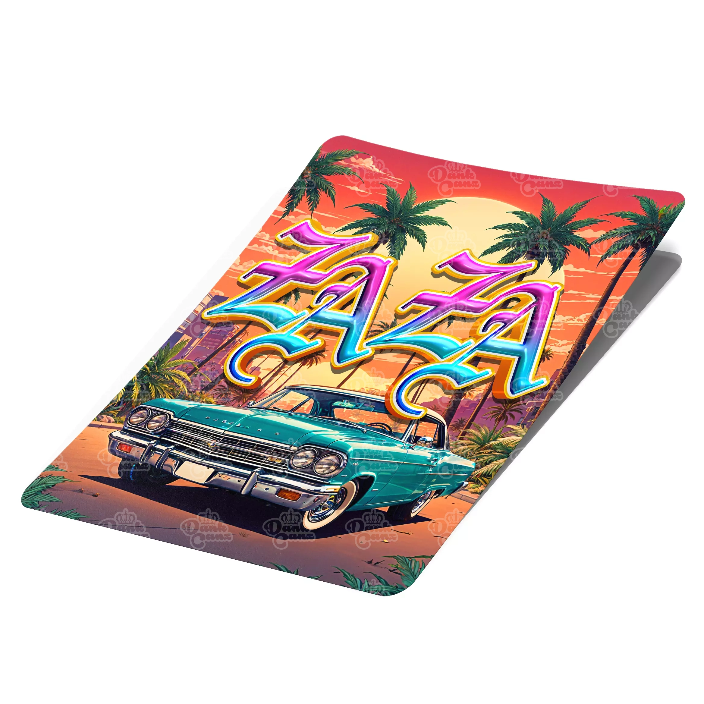 Za Za Mylar Bag Labels - Labels only - DC Packaging Custom Cannabis Packaging