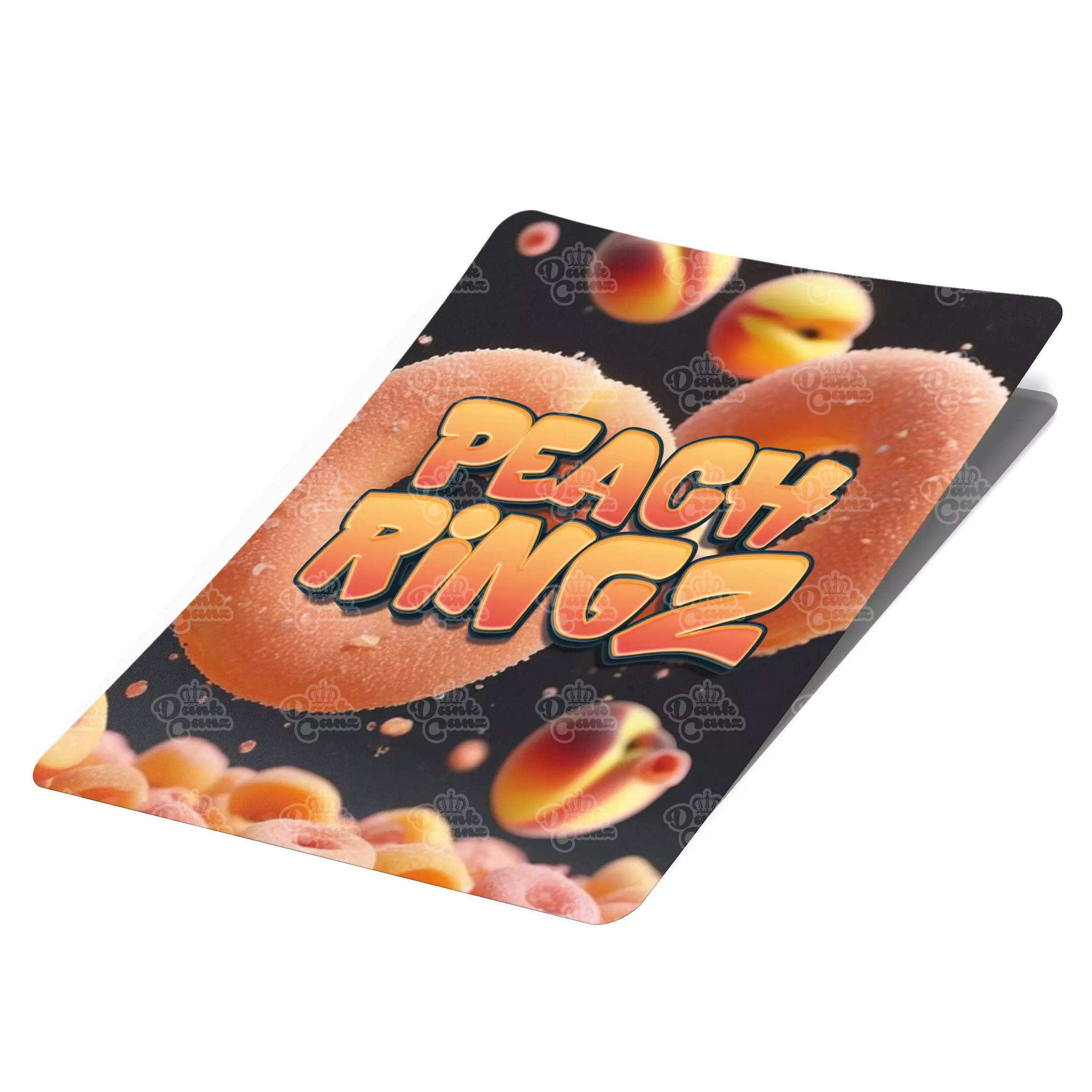 Peach Ringz Mylar Bag Labels - Labels only - DC Packaging Custom Cannabis Packaging