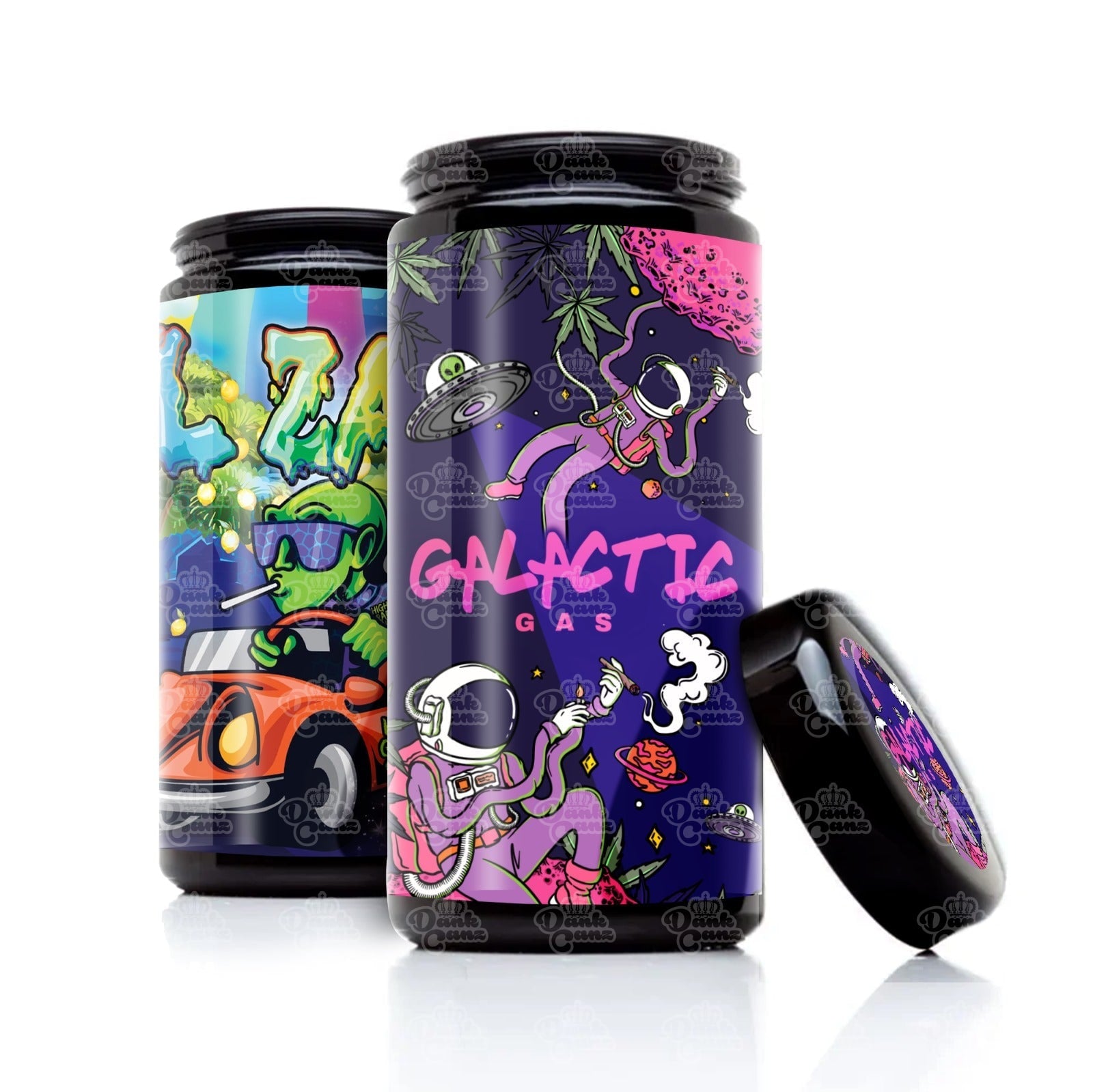 100ml Black Miron UV Jars - DC Packaging Custom Cannabis Packaging