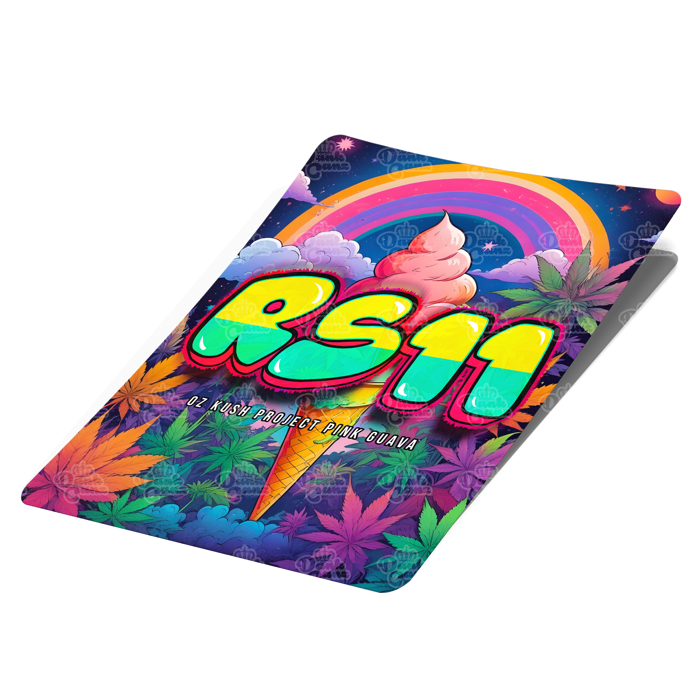 RS11 Mylar Bag Labels - Labels only - DC Packaging Custom Cannabis Packaging