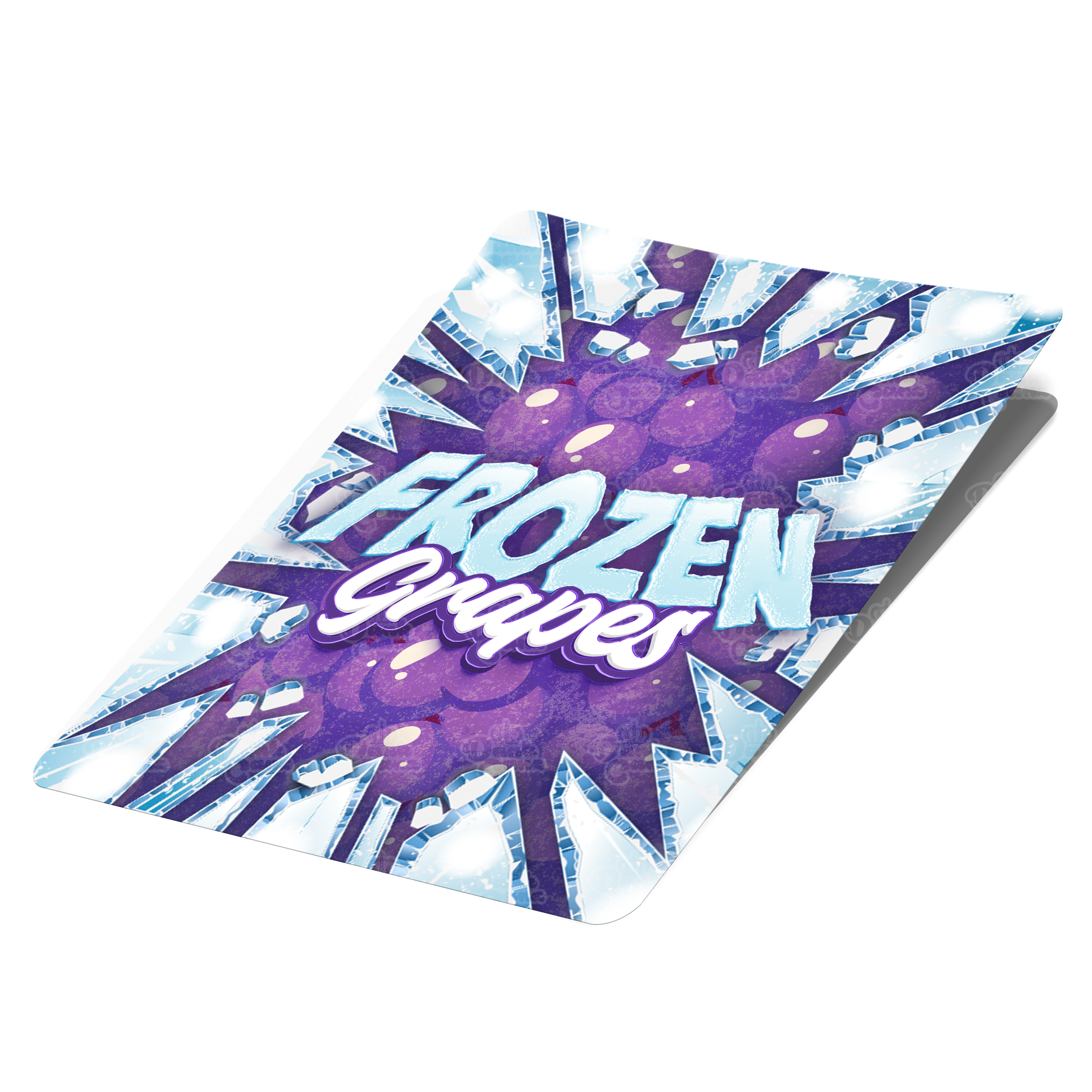 Frozen Grapes Mylar Bag Labels - Labels only - DC Packaging Custom Cannabis Packaging