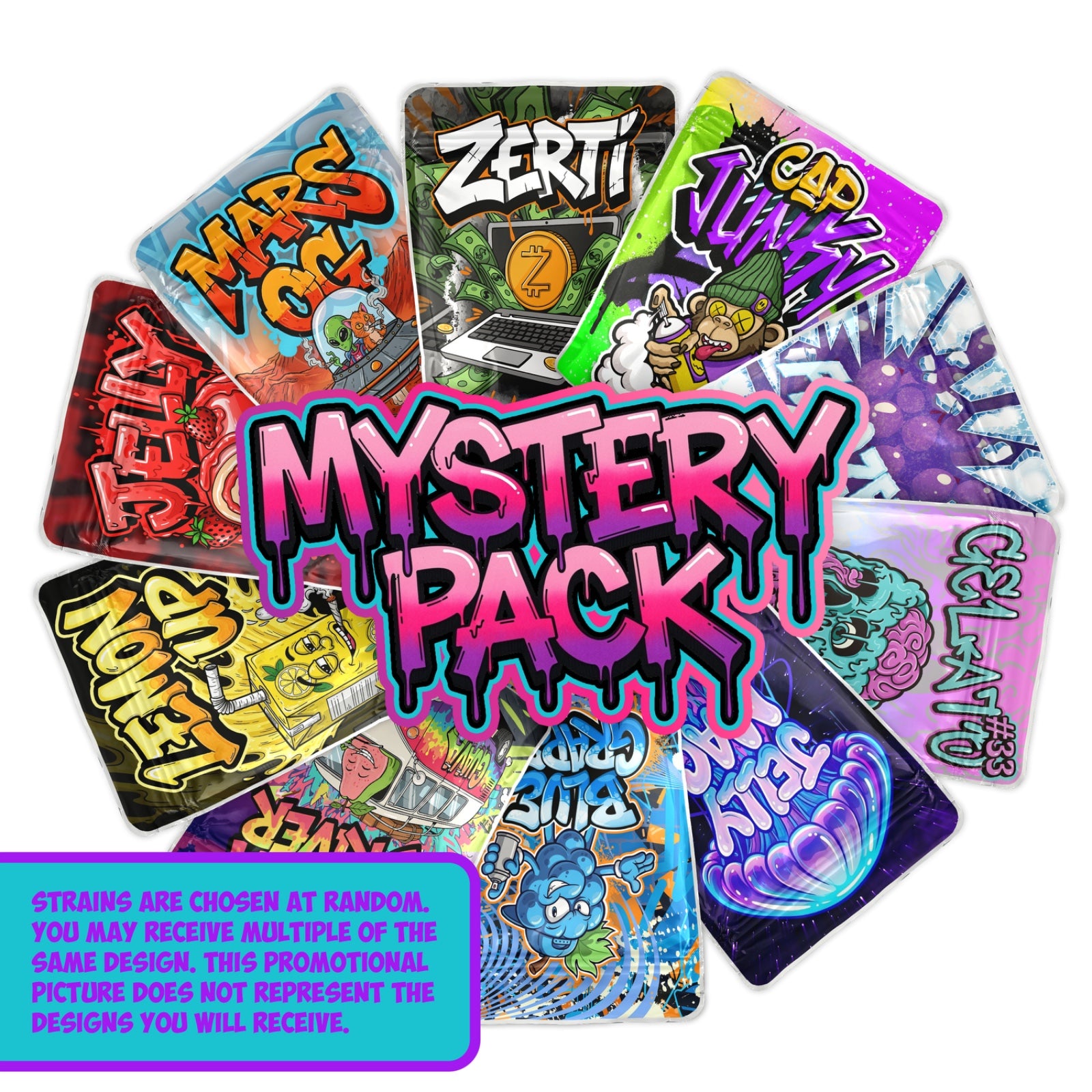 Mystery Pack - DC Packaging Custom Cannabis Packaging