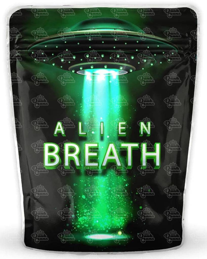 Alien Breath Mylar Bags - DC Packaging Custom Cannabis Packaging