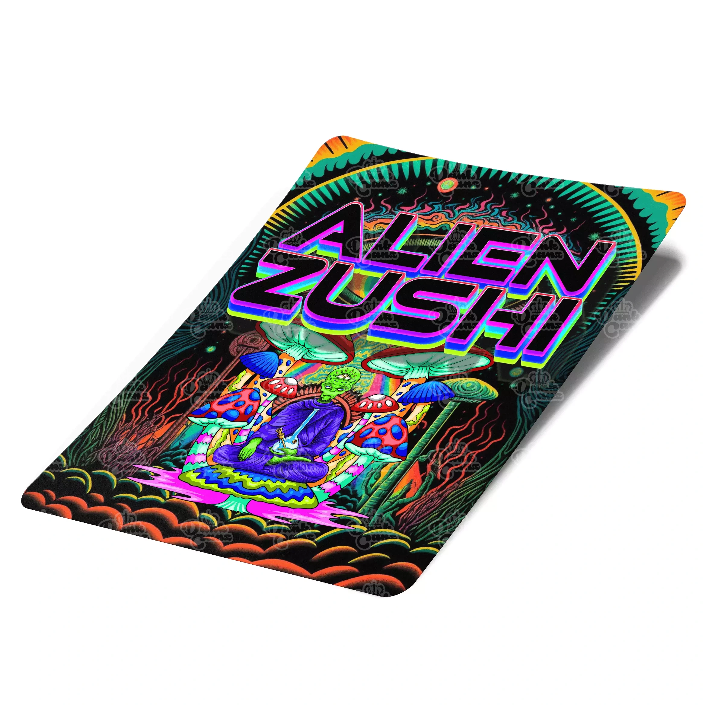 Alien Zushi Mylar Bag Labels - Labels only - DC Packaging Custom Cannabis Packaging