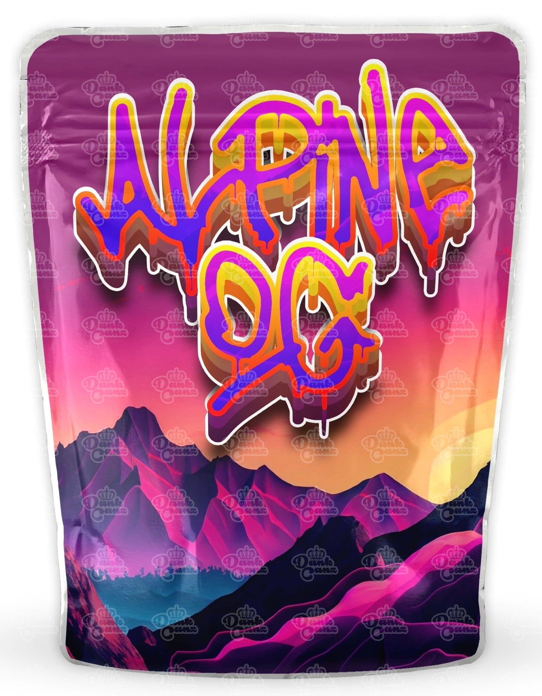 Alpine OG Mylar Bags - DC Packaging Custom Cannabis Packaging