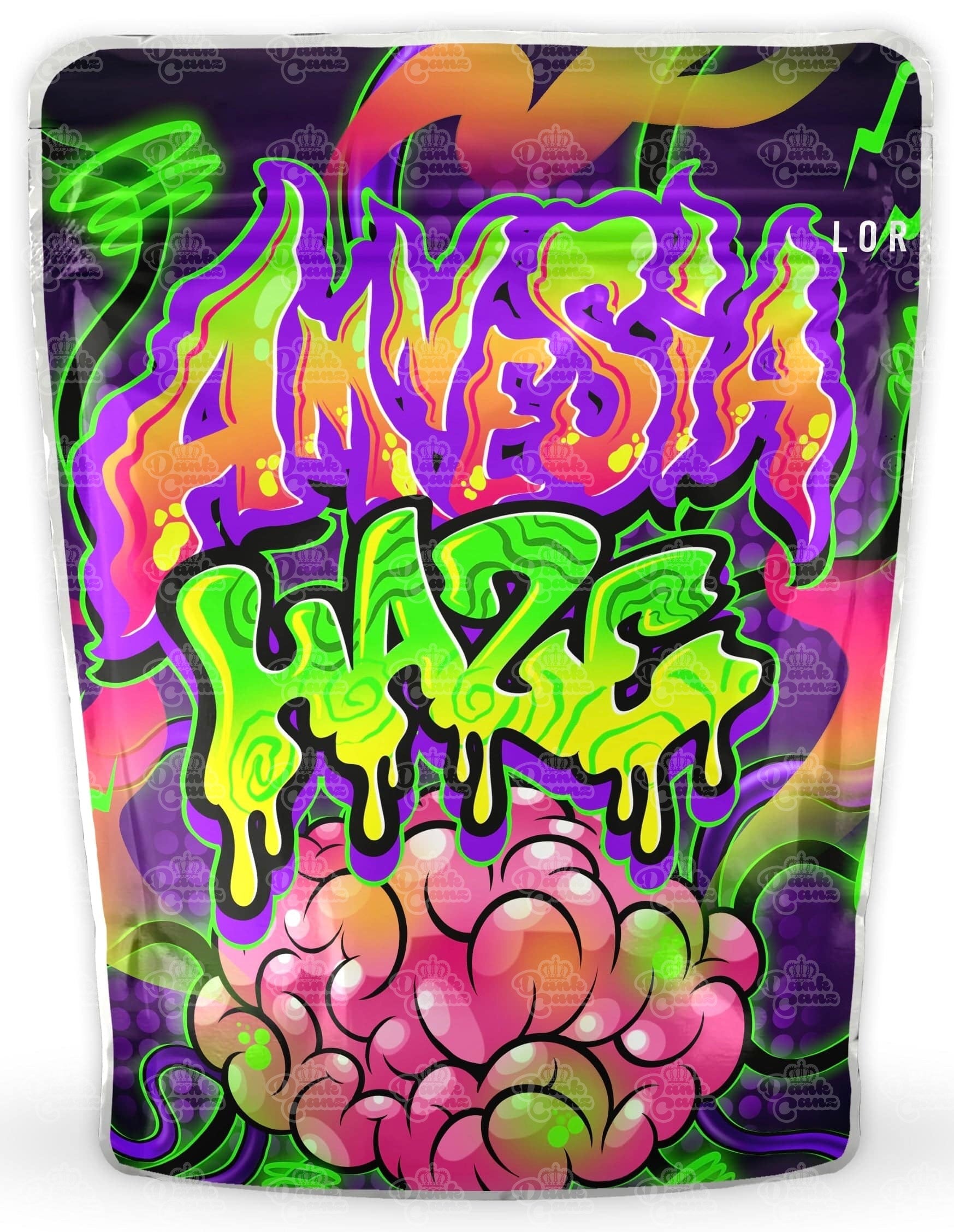 Amnesia Haze Mylar Bags - DC Packaging Custom Cannabis Packaging