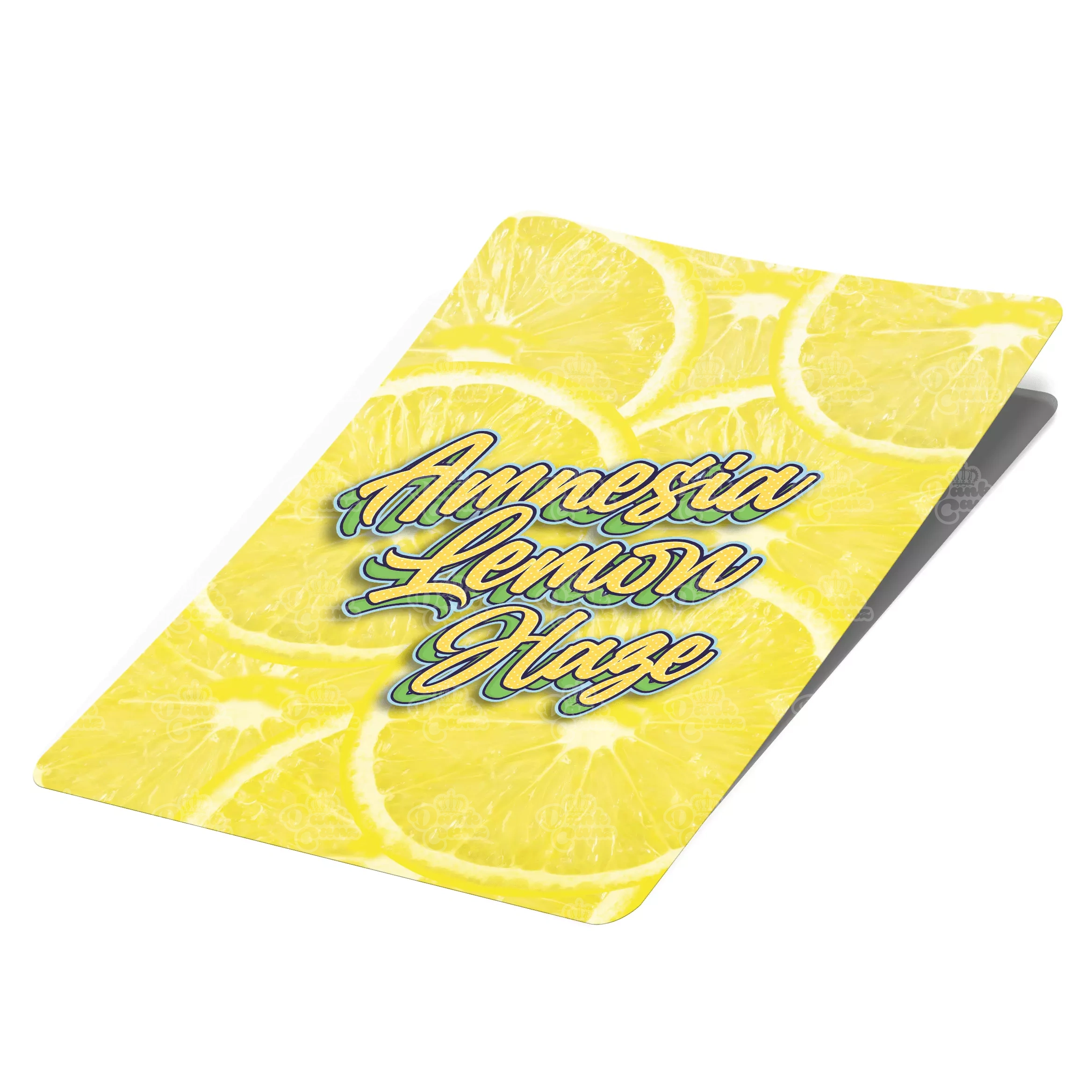 Amnesia Lemon Haze Mylar Bag Labels - Labels only - DC Packaging Custom Cannabis Packaging