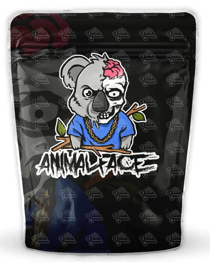 Animal Face Mylar Bags - DC Packaging Custom Cannabis Packaging
