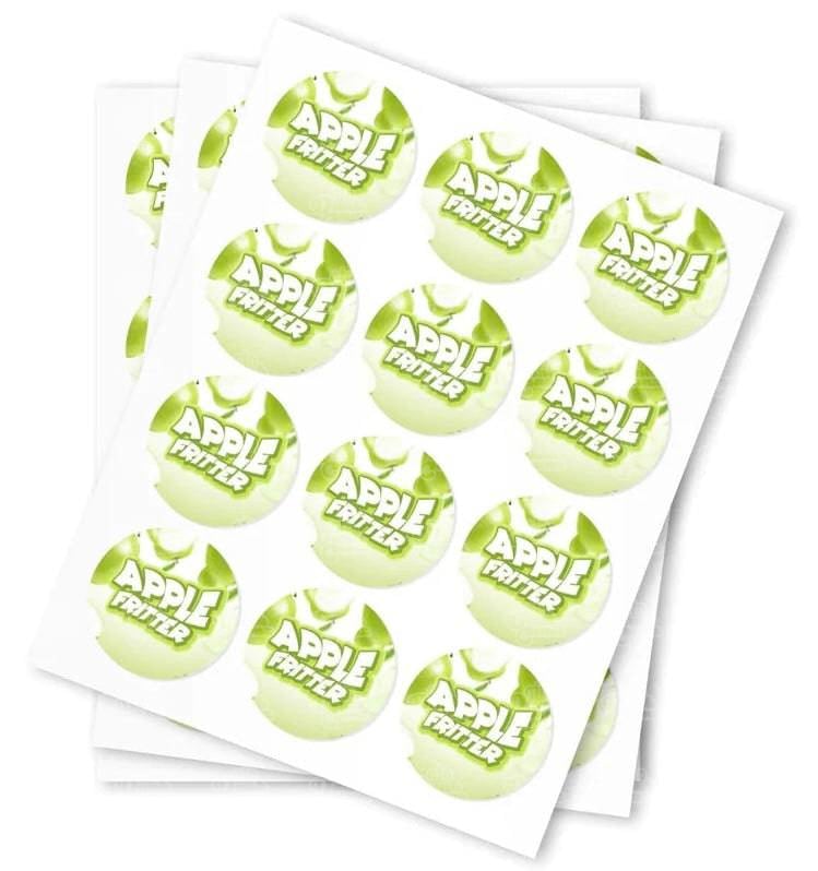 Apple Fritter Stickers - DC Packaging Custom Cannabis Packaging