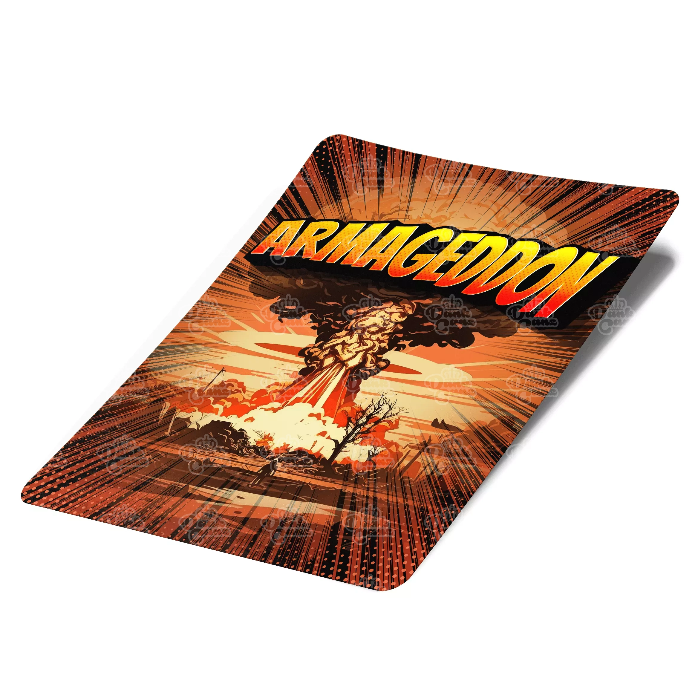Armageddon Mylar Bag Labels - Labels only - DC Packaging Custom Cannabis Packaging