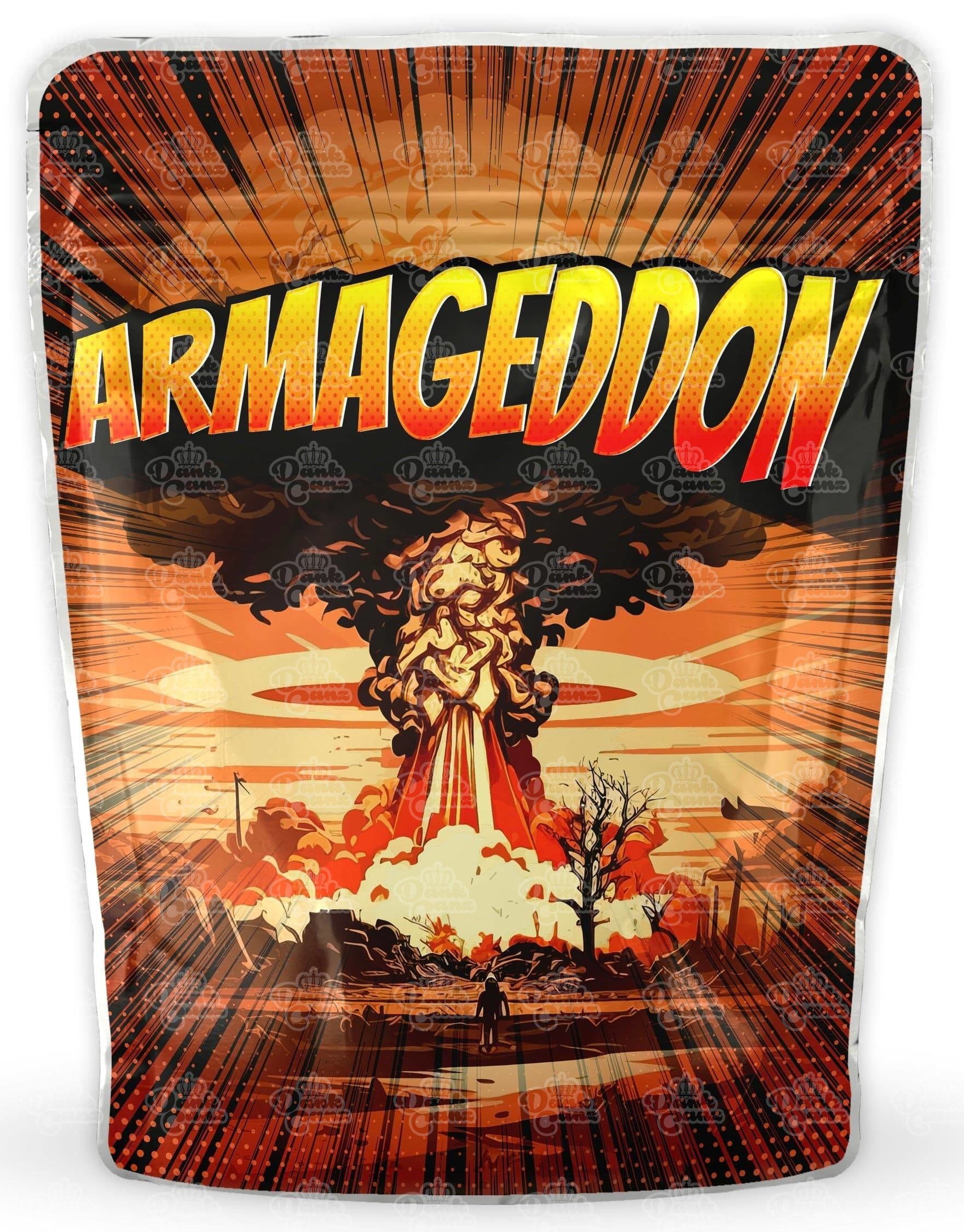 Armageddon Mylar Bags - DC Packaging Custom Cannabis Packaging