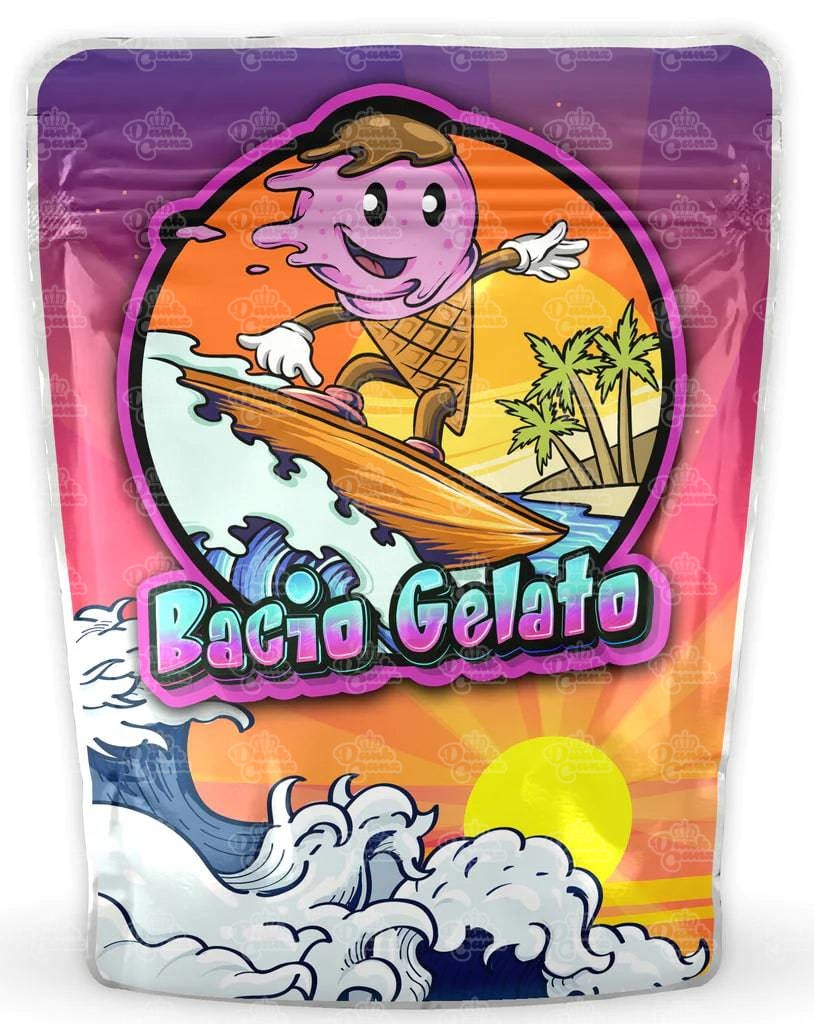 Bacio Gelato Mylar Bags - DC Packaging Custom Cannabis Packaging