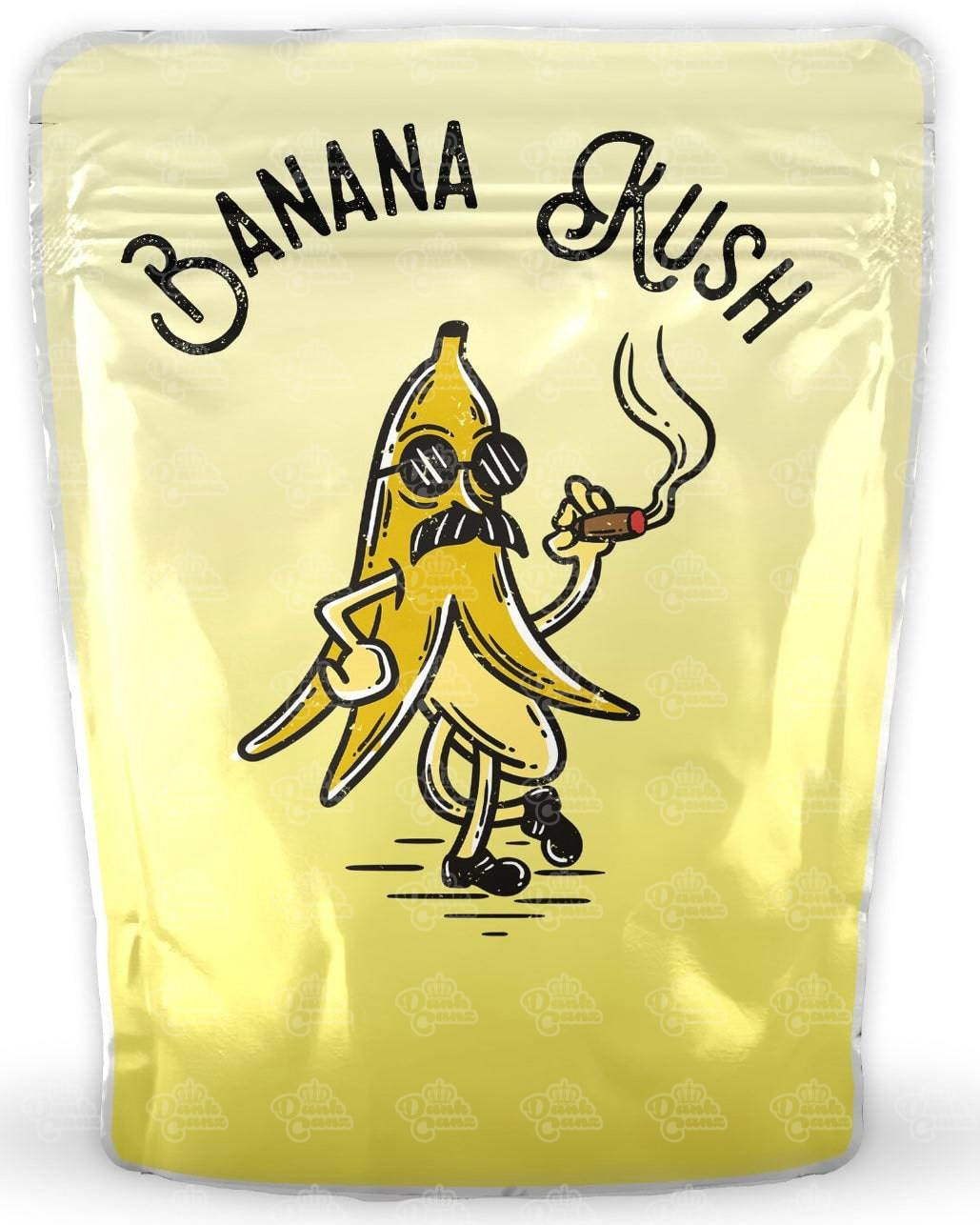 Banana Kush Mylar Bags - DC Packaging Custom Cannabis Packaging