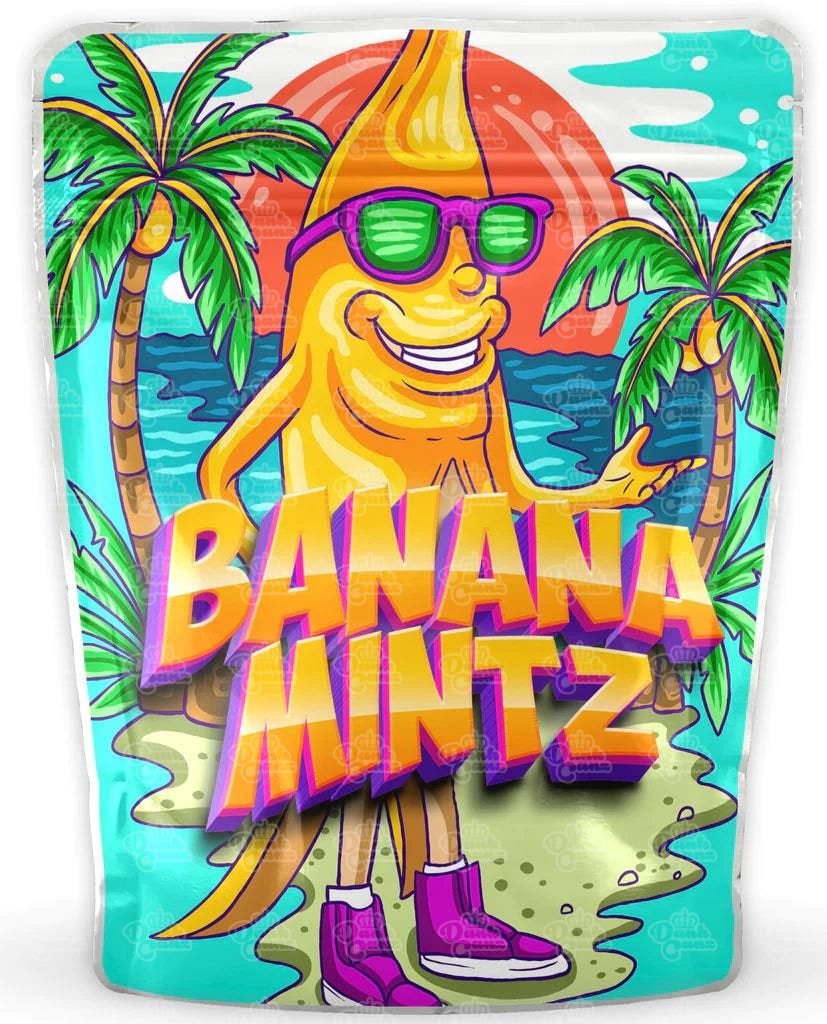Banana Mintz Mylar Bags - DC Packaging Custom Cannabis Packaging