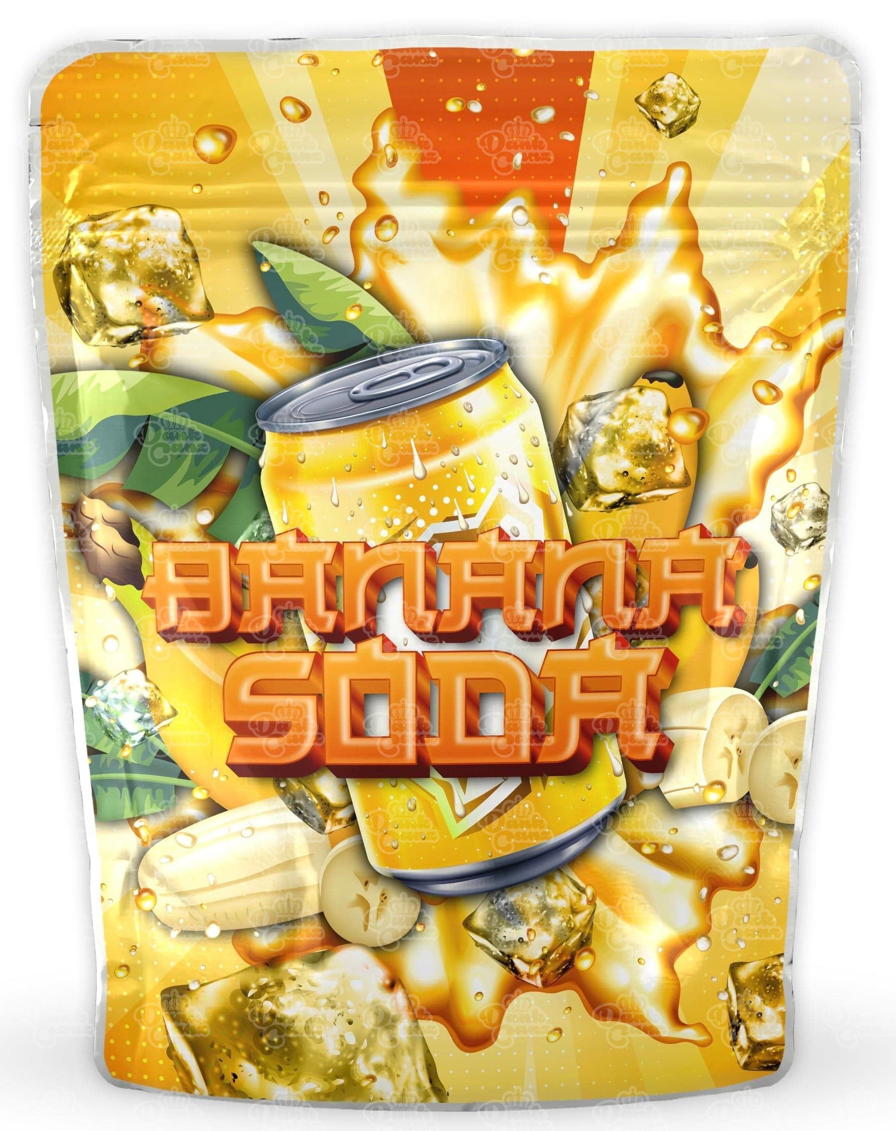 Banana Soda Mylar Bags - DC Packaging Custom Cannabis Packaging