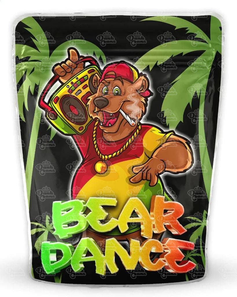 Bear Dance Mylar Bags - DC Packaging Custom Cannabis Packaging