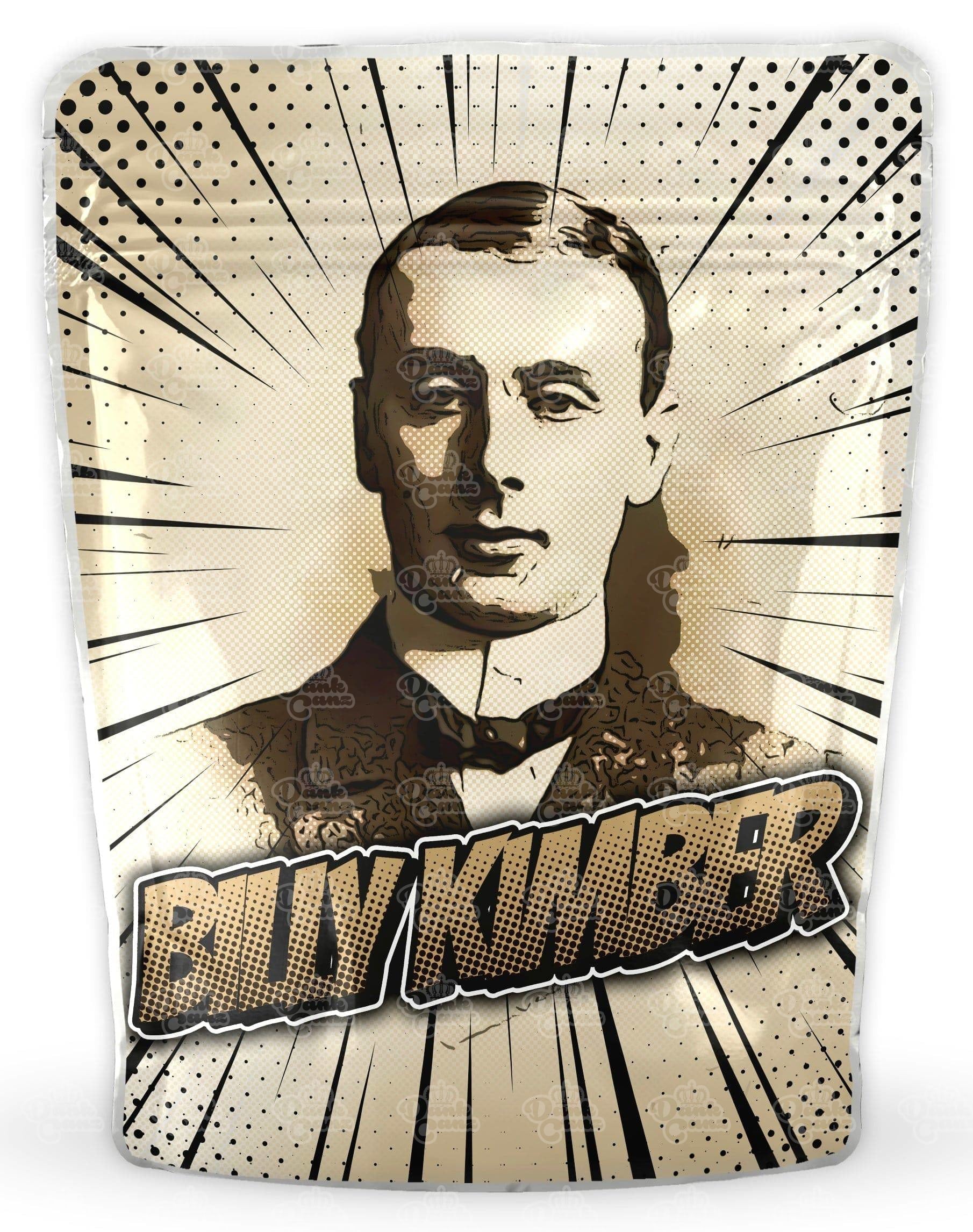 Billy Kimber Mylar Bags - DC Packaging Custom Cannabis Packaging