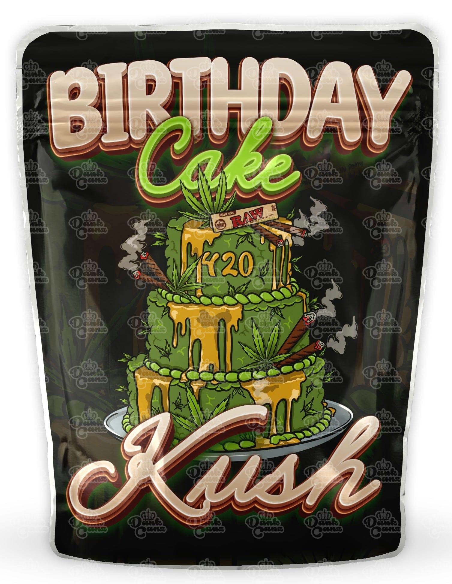 Birthday Cake Kush Mylar Bags - DC Packaging Custom Cannabis Packaging