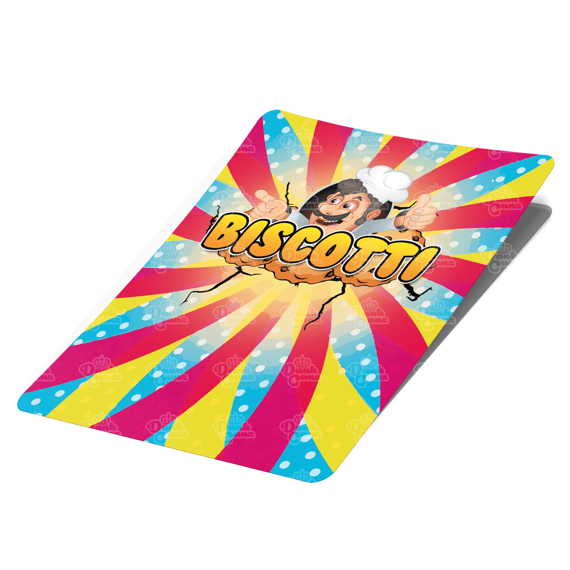 Biscotti Mylar Bag Labels - Labels only - DC Packaging Custom Cannabis Packaging