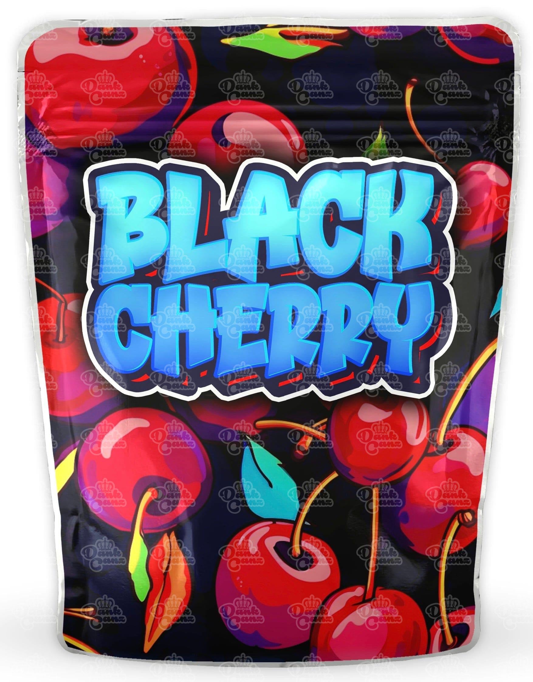 Black Cherry Mylar Bags - DC Packaging Custom Cannabis Packaging