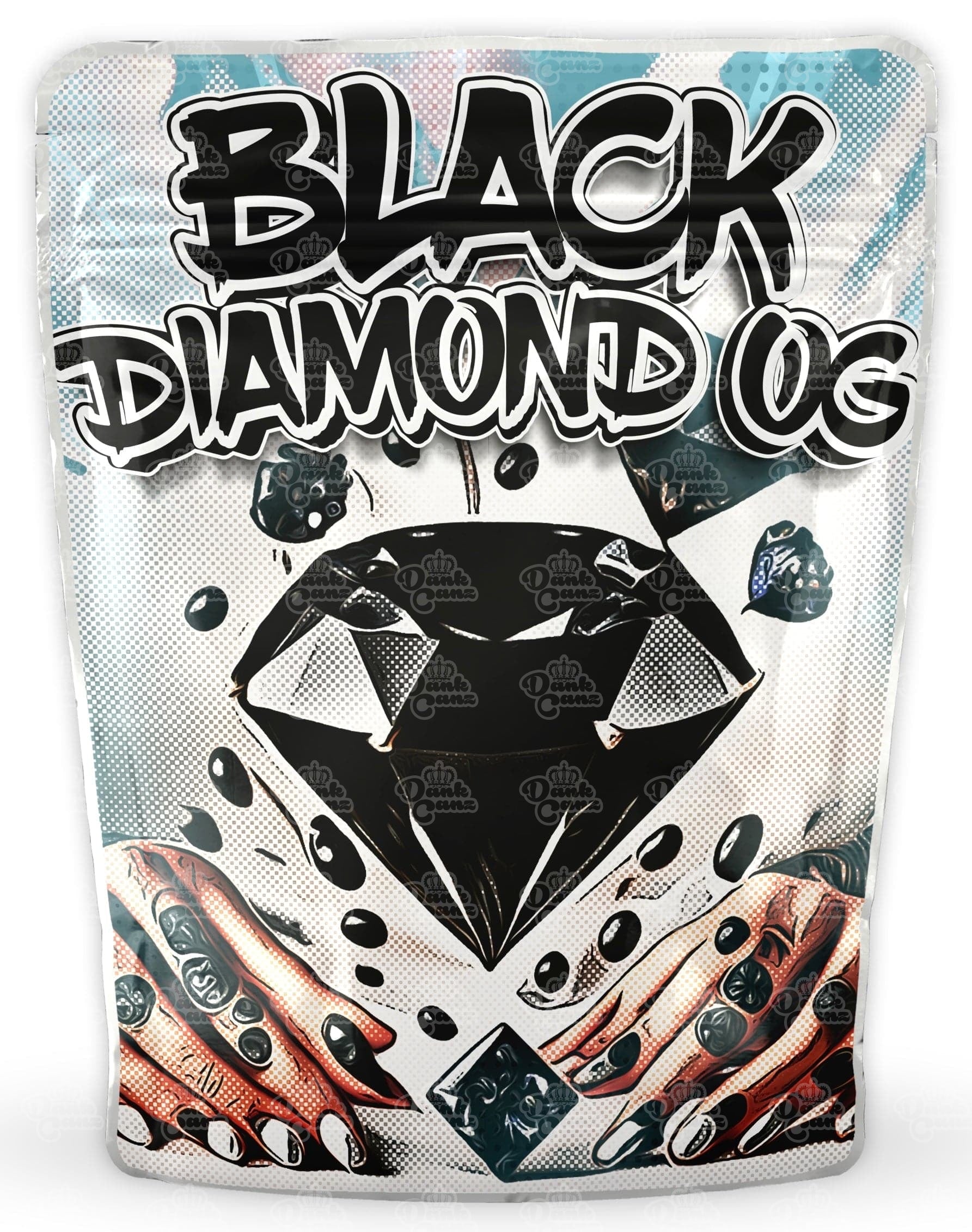Black Diamond OG Mylar Bags - DC Packaging Custom Cannabis Packaging