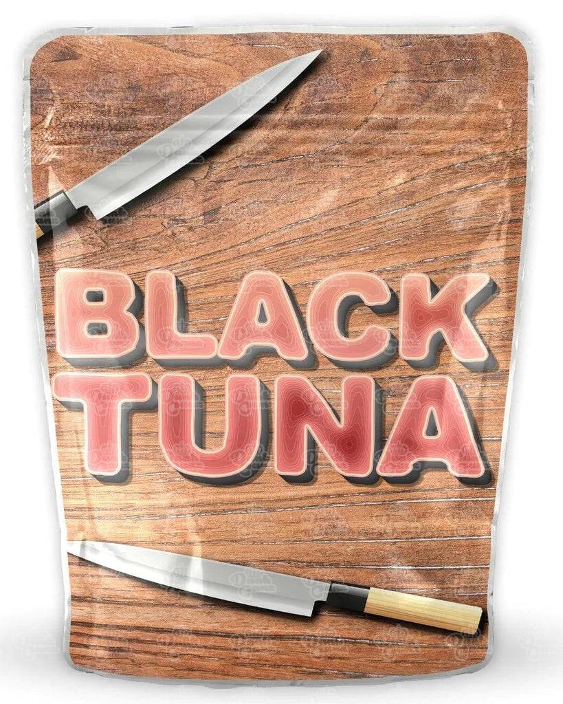 Black Tuna Mylar Bags - DC Packaging Custom Cannabis Packaging