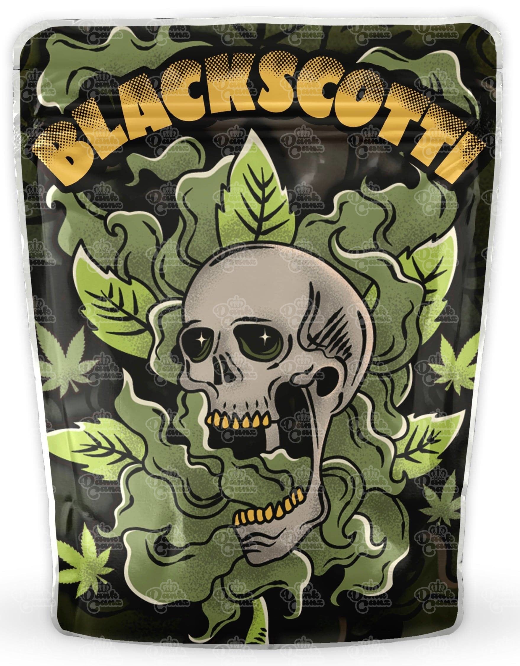 Blackscotti Mylar Bags - DC Packaging Custom Cannabis Packaging