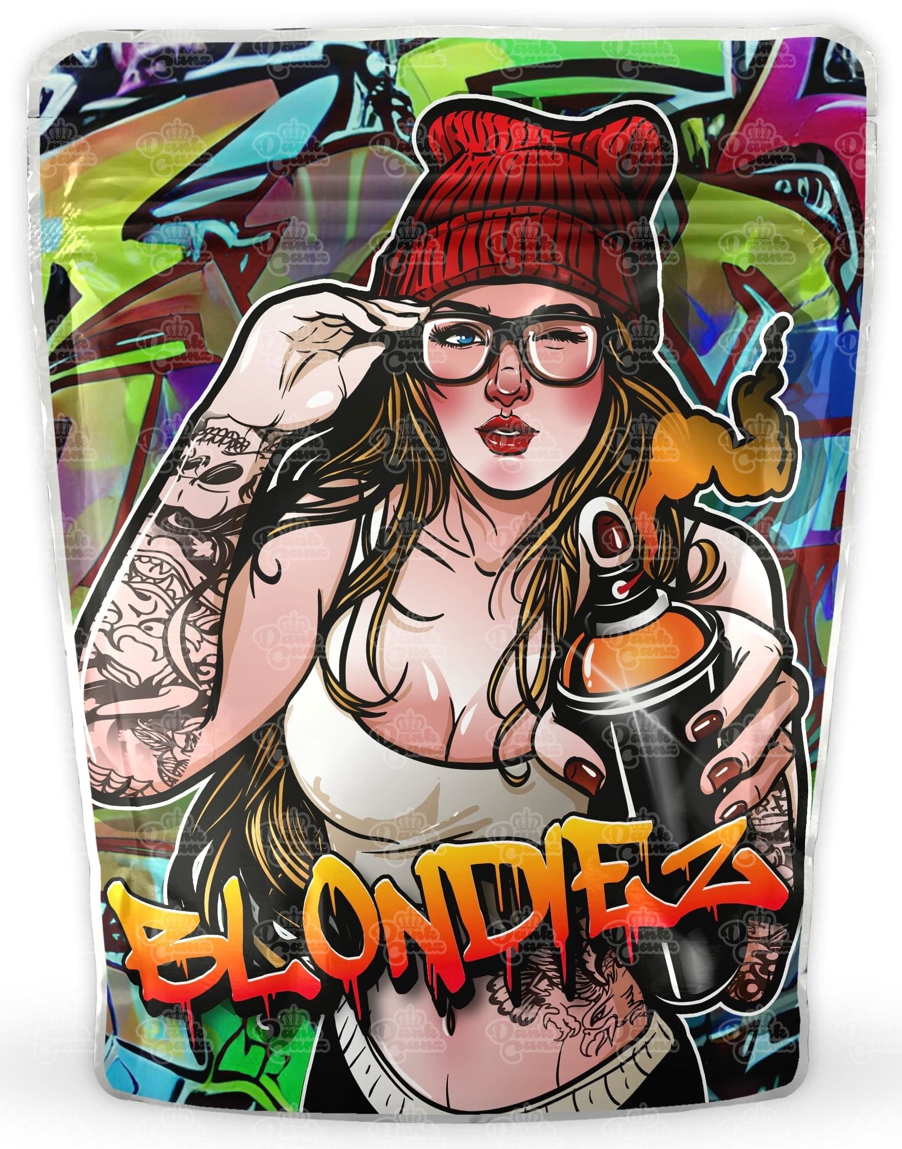Blondiez Mylar Bags - DC Packaging Custom Cannabis Packaging