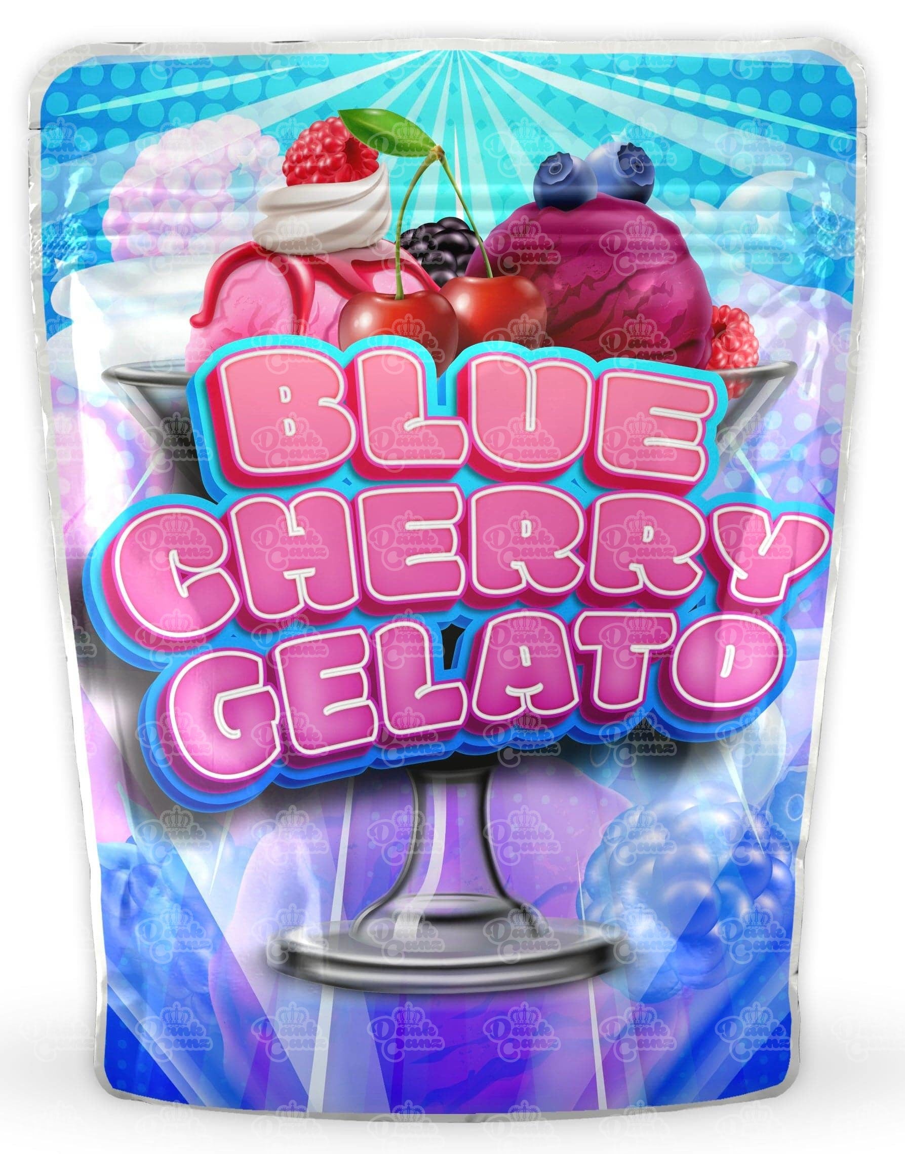 Blue Cherry Gelato Mylar Bags - DC Packaging Custom Cannabis Packaging