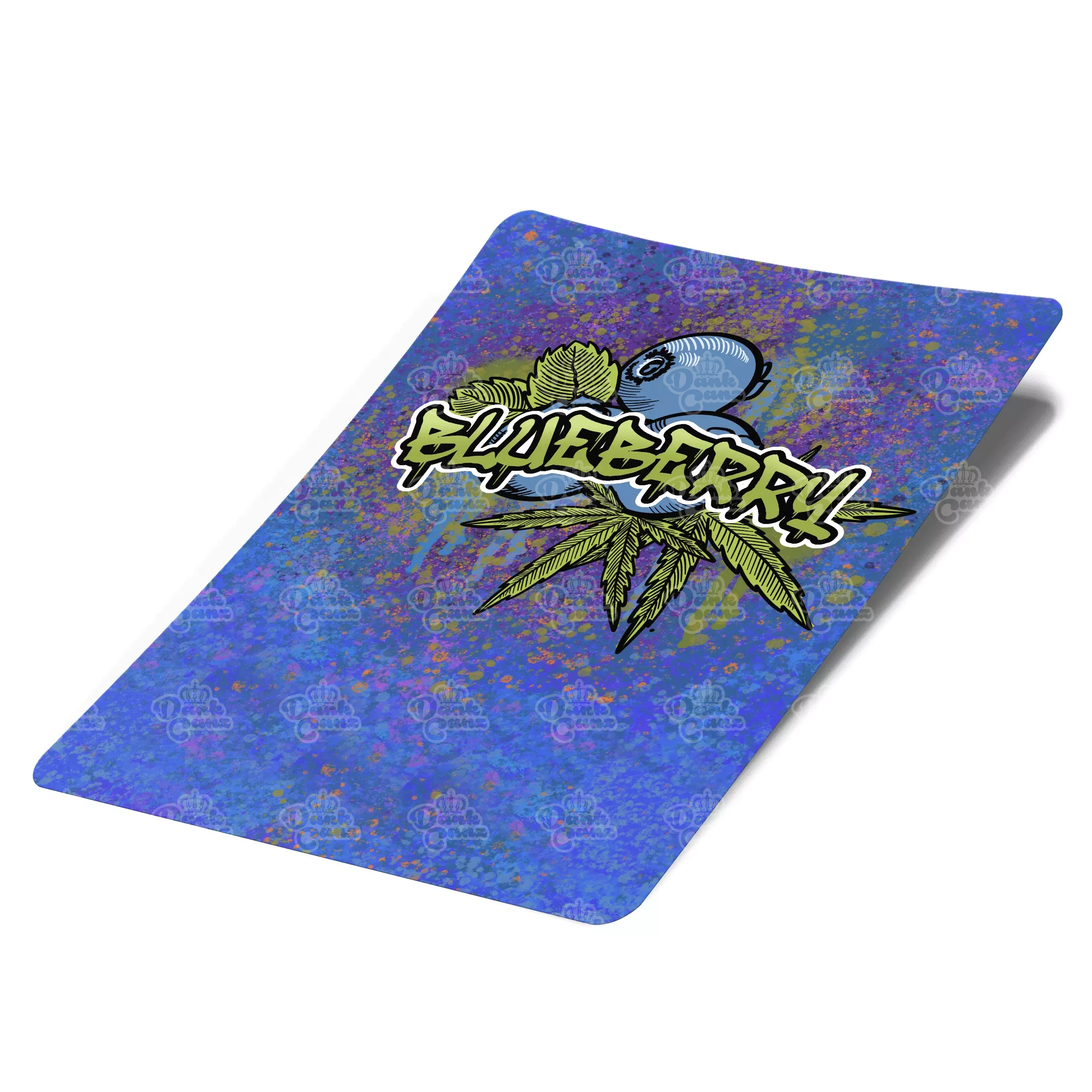 Blueberry Mylar Bag Labels - Labels only - DC Packaging Custom Cannabis Packaging