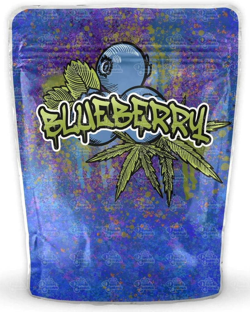 Blueberry Mylar Bags - DC Packaging Custom Cannabis Packaging