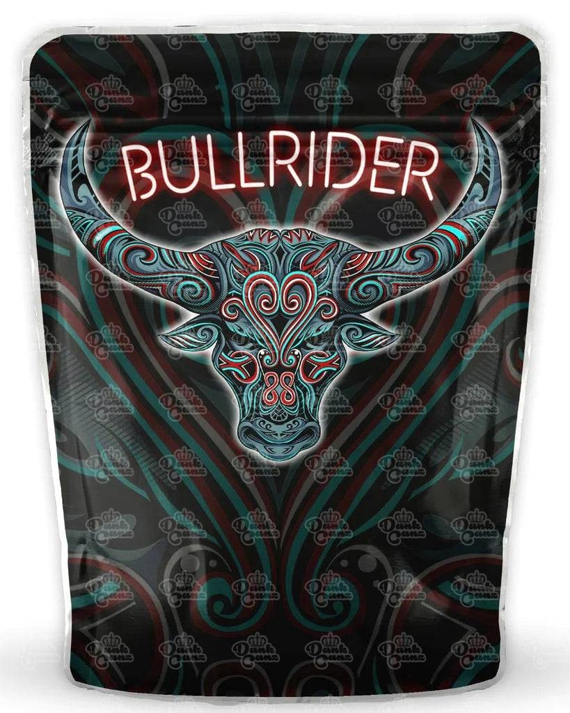 Bullrider Mylar Bags - DC Packaging Custom Cannabis Packaging