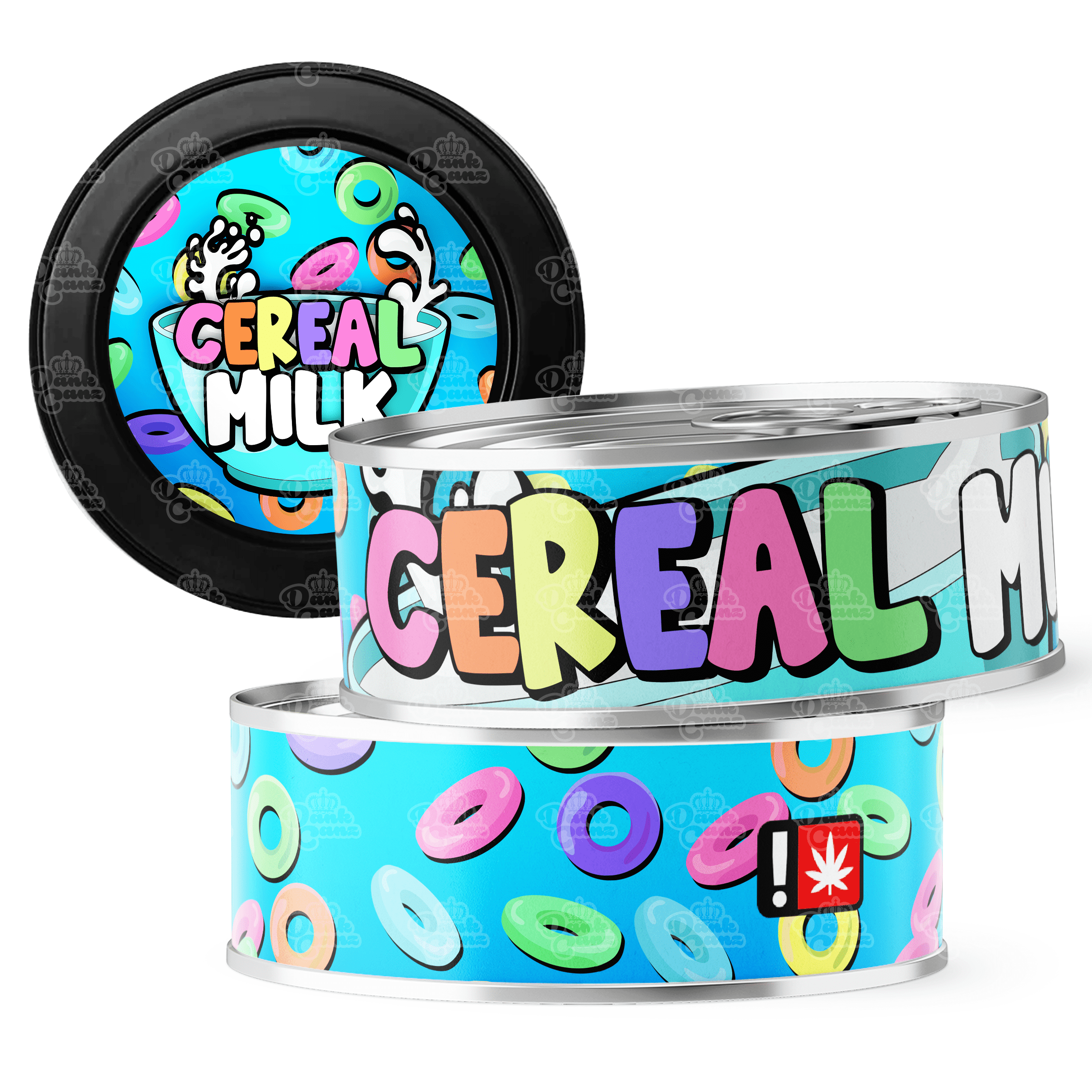 Cereal Milk 3.5g Self Seal Tins - DC Packaging Custom Cannabis Packaging