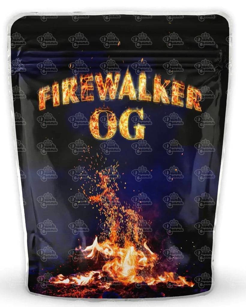 Firewalker OG Mylar Bags - DC Packaging Custom Cannabis Packaging