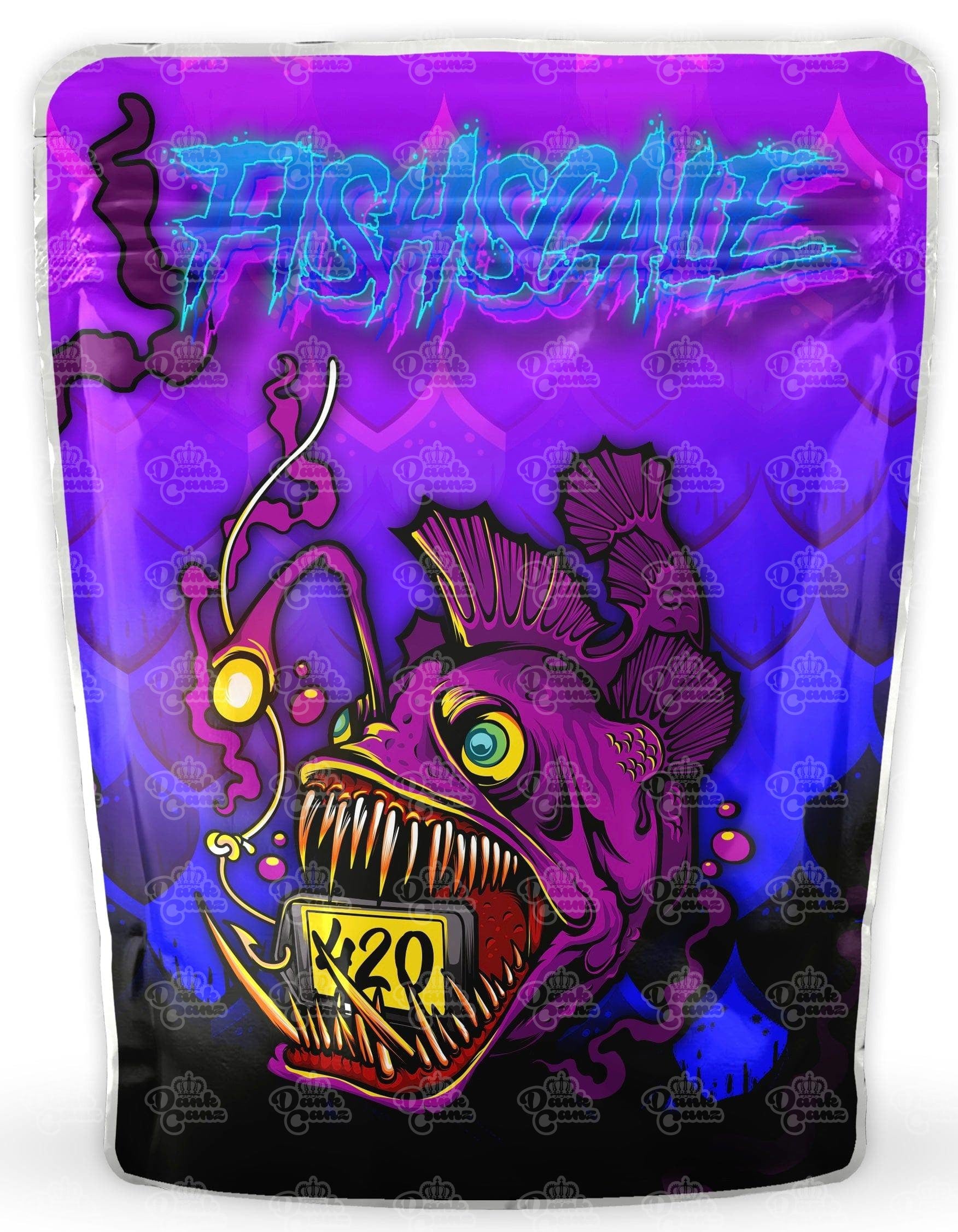 Fish Scale Mylar Bags - DC Packaging Custom Cannabis Packaging