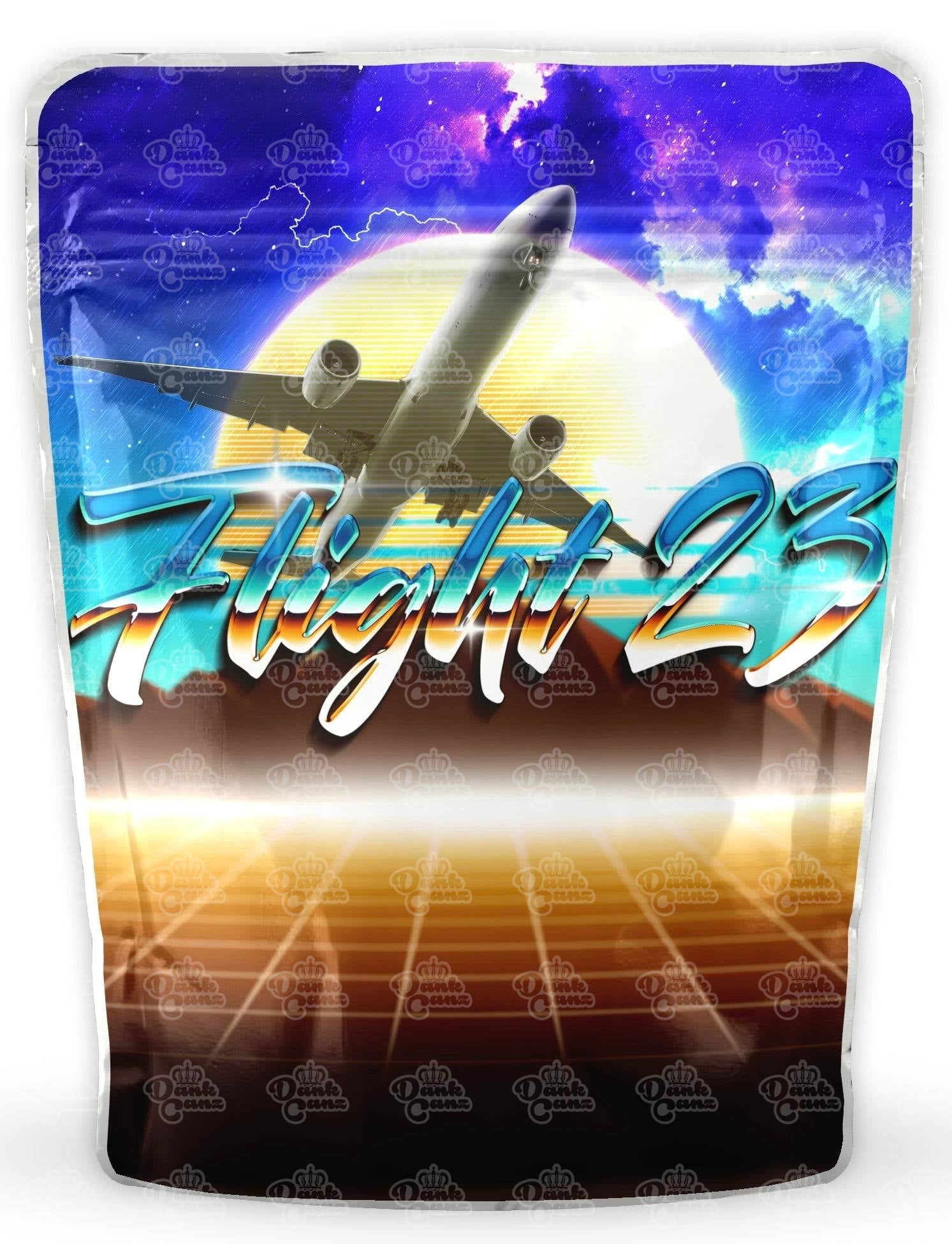 Flight 23 Mylar Bags - DC Packaging Custom Cannabis Packaging